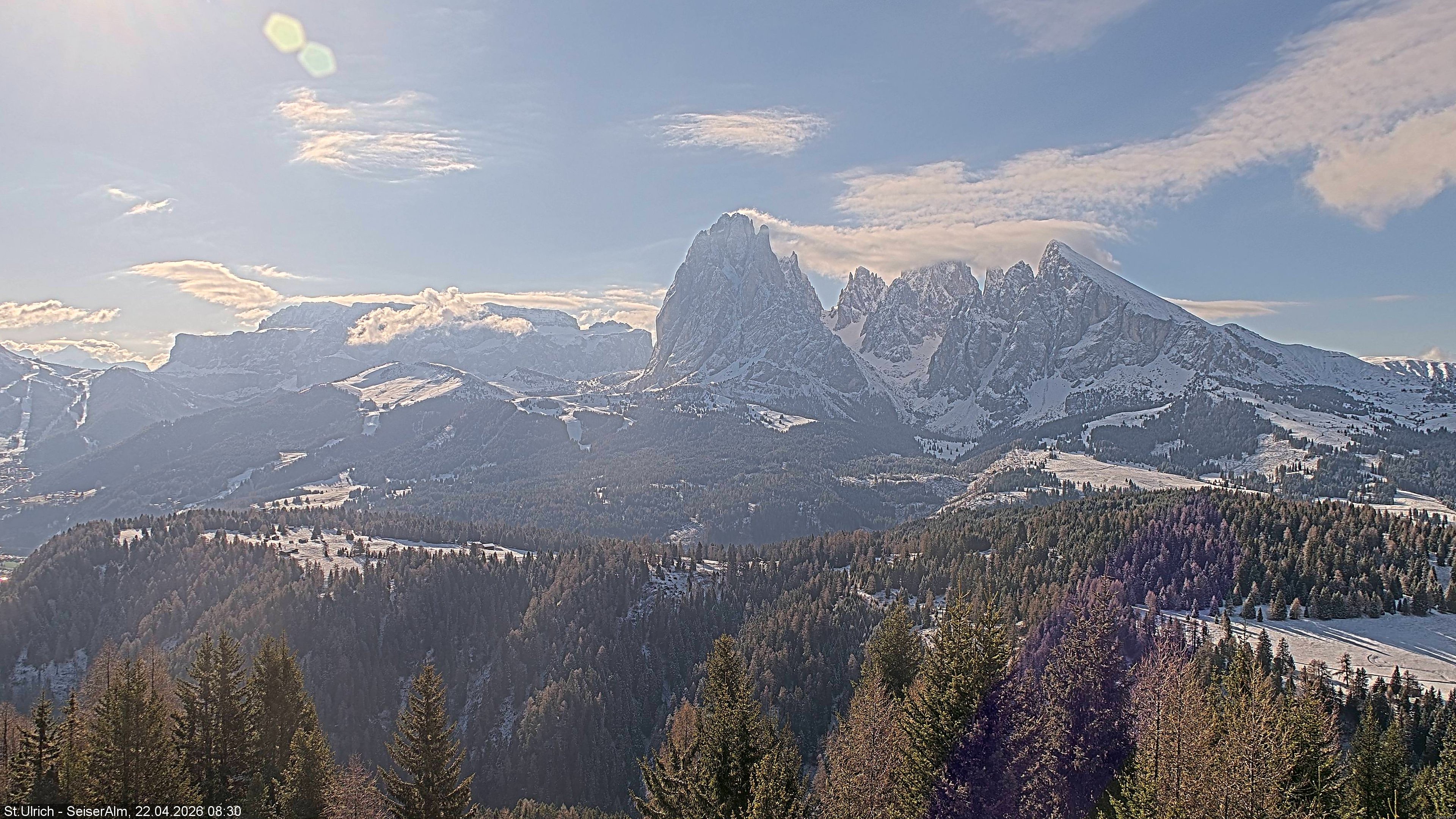 Archiv Foto Webcam Ausblick Seiser Alm
