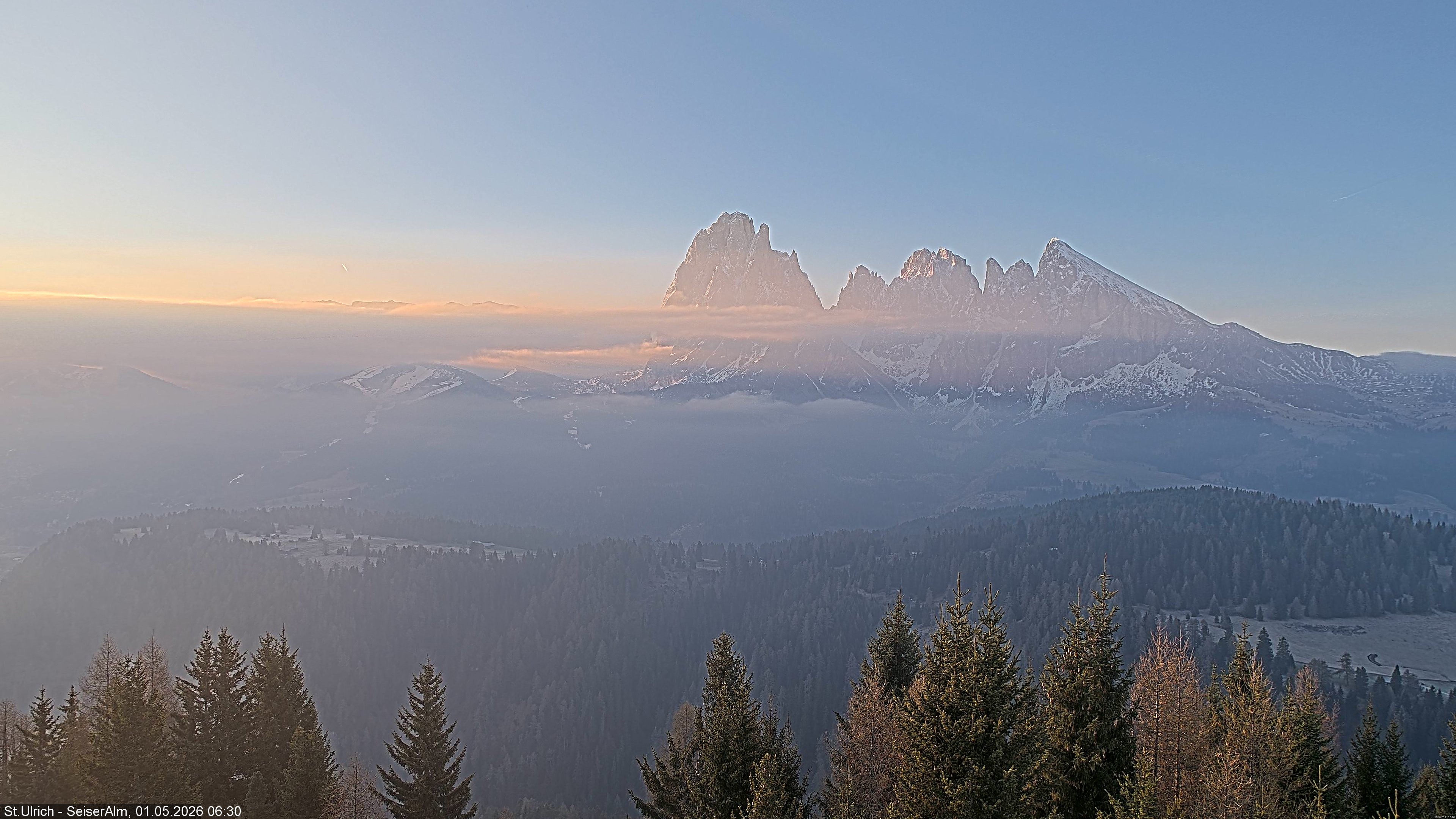 Archiv Foto Webcam Ausblick Seiser Alm