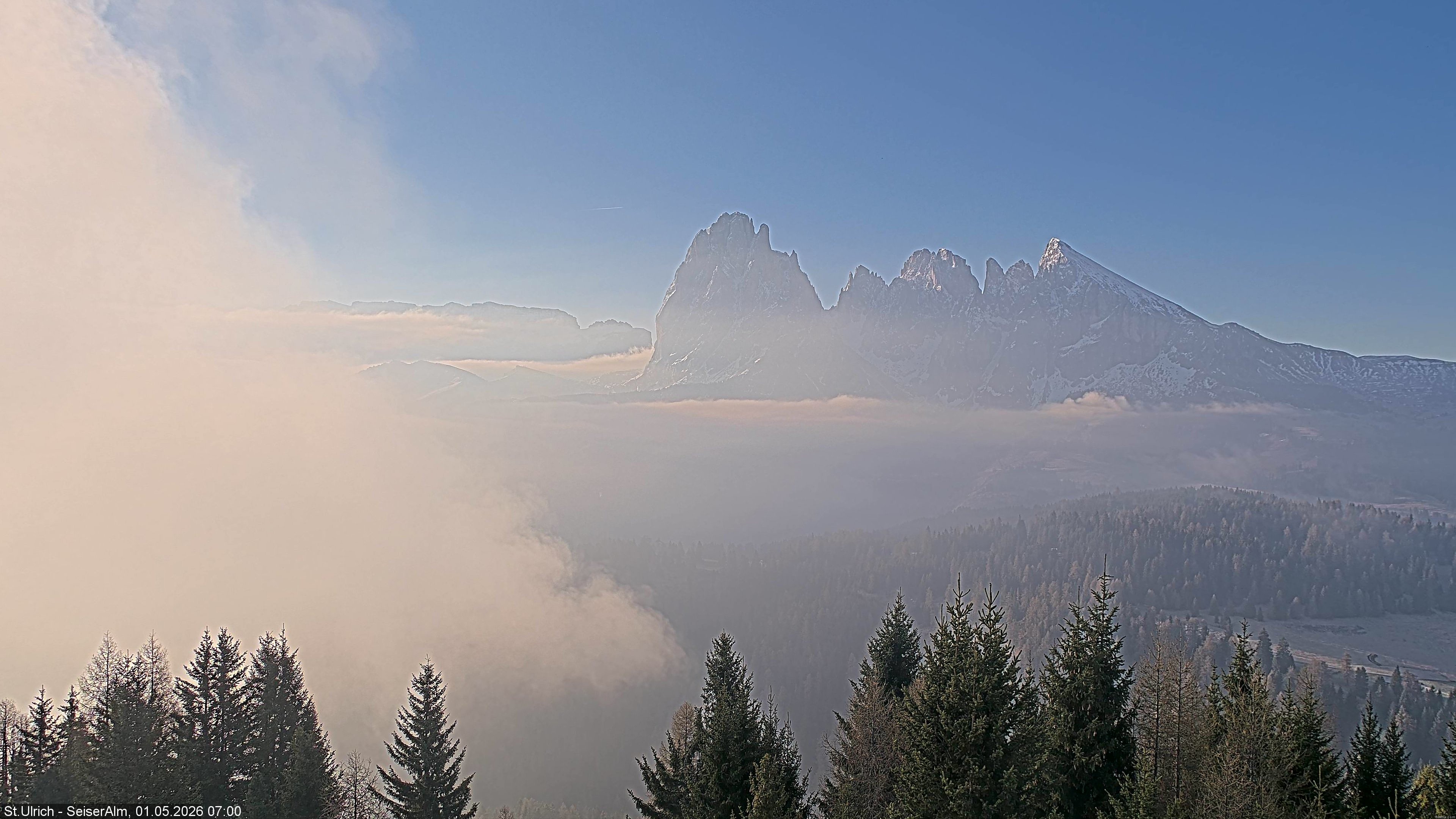 Archiv Foto Webcam Ausblick Seiser Alm
