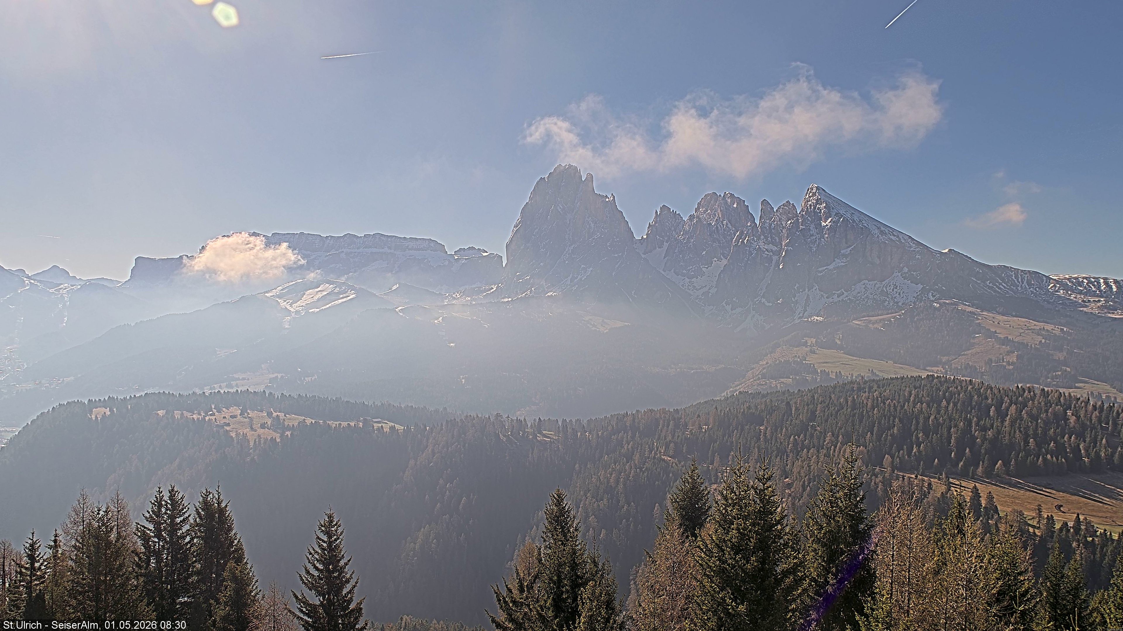 Archiv Foto Webcam Ausblick Seiser Alm