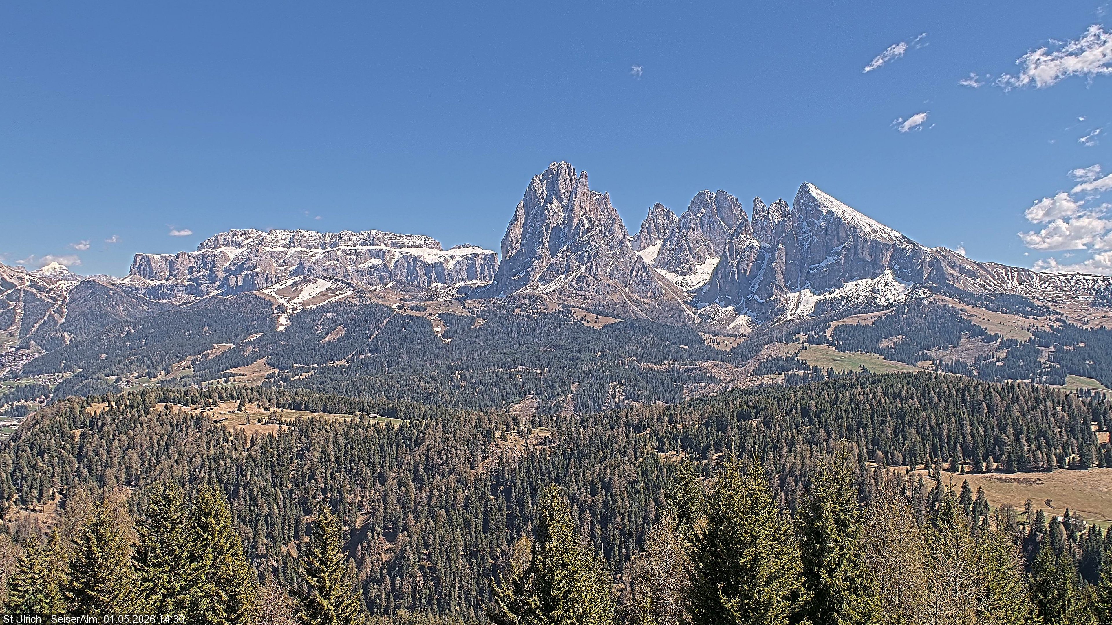 Archiv Foto Webcam Ausblick Seiser Alm
