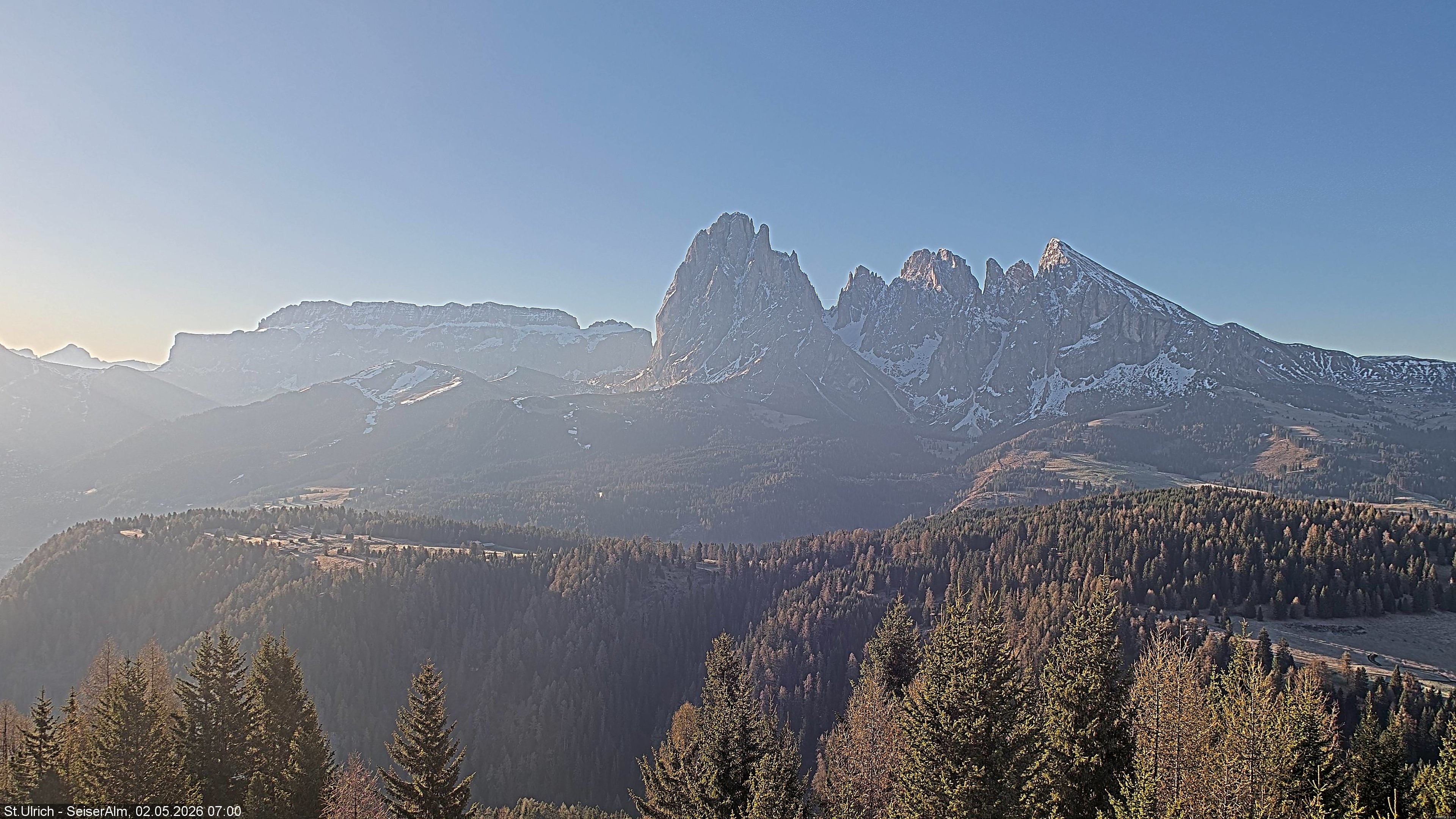 Archived image Webcam Vista Alpe di Siusi