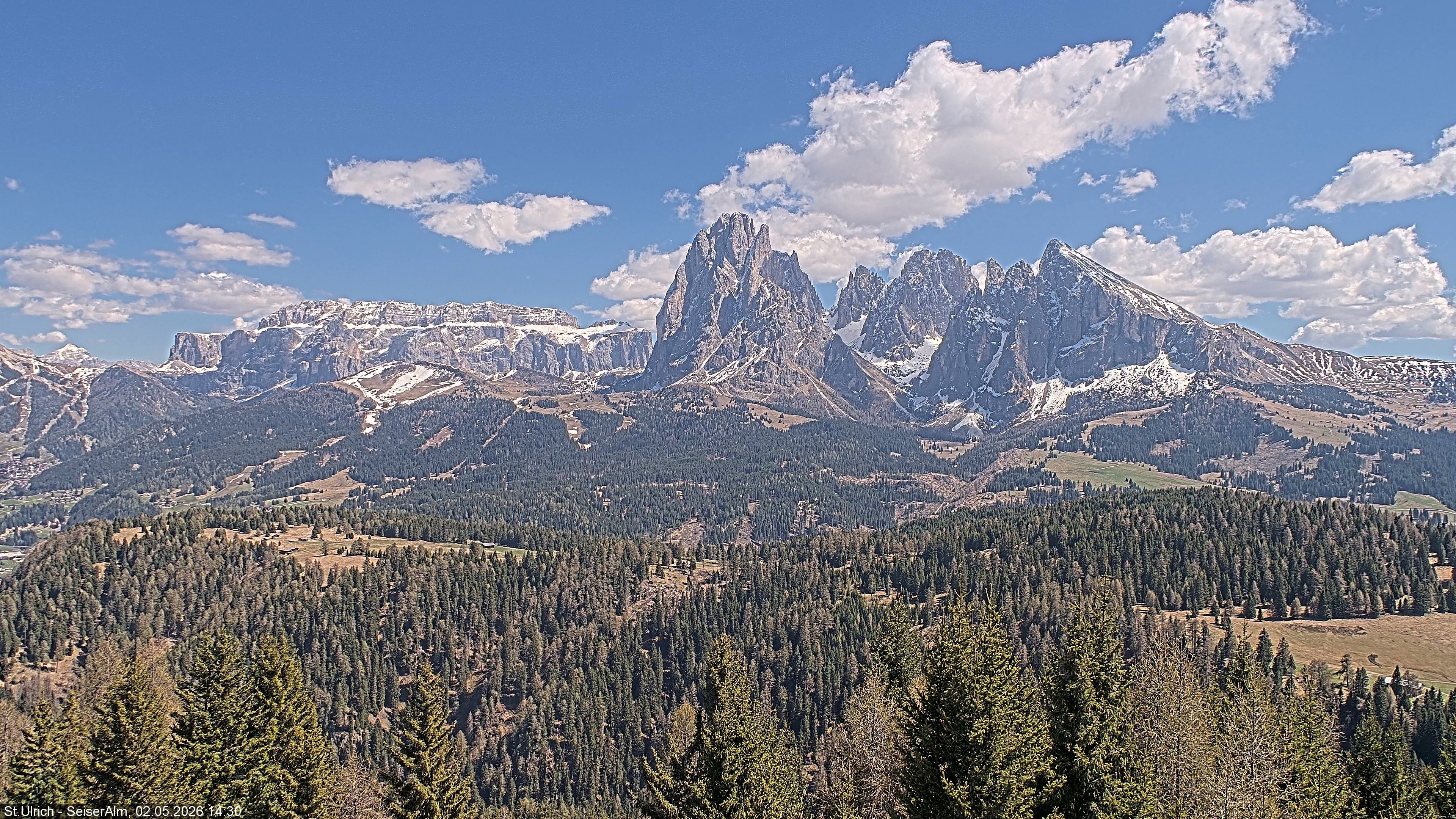 Archived image Webcam Vista Alpe di Siusi
