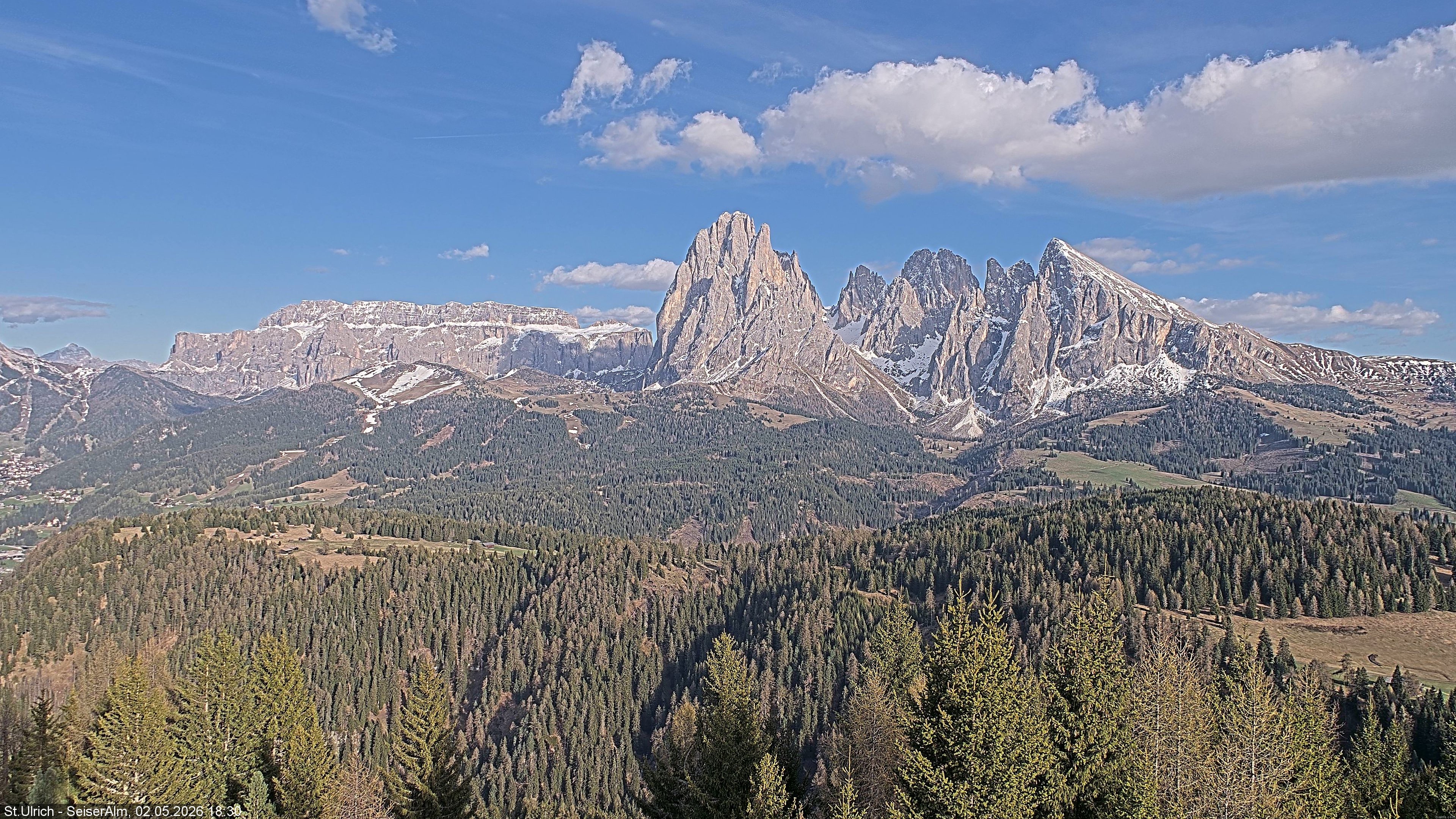 Archived image Webcam Vista Alpe di Siusi