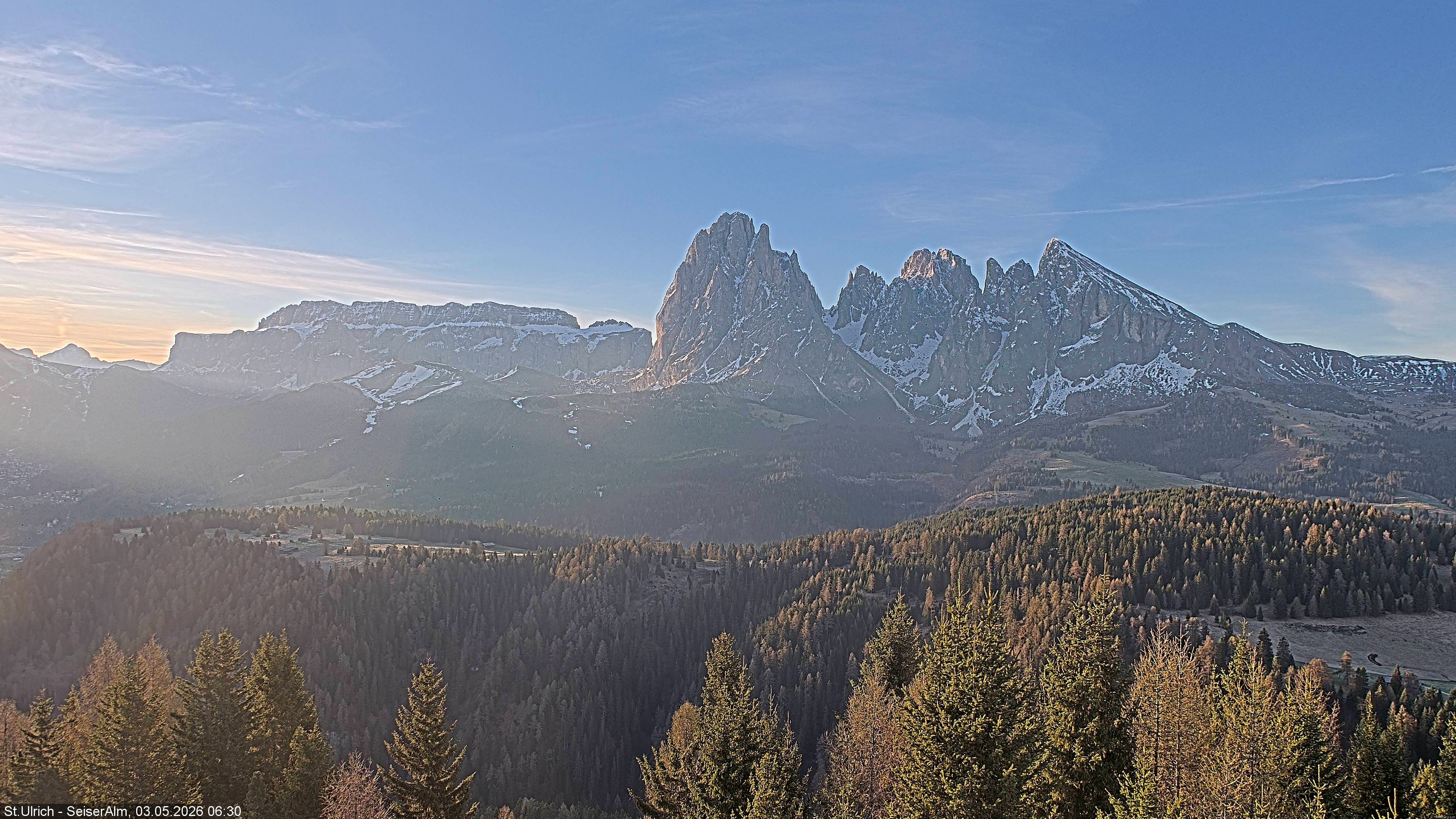 Archiv Foto Webcam Ausblick Seiser Alm