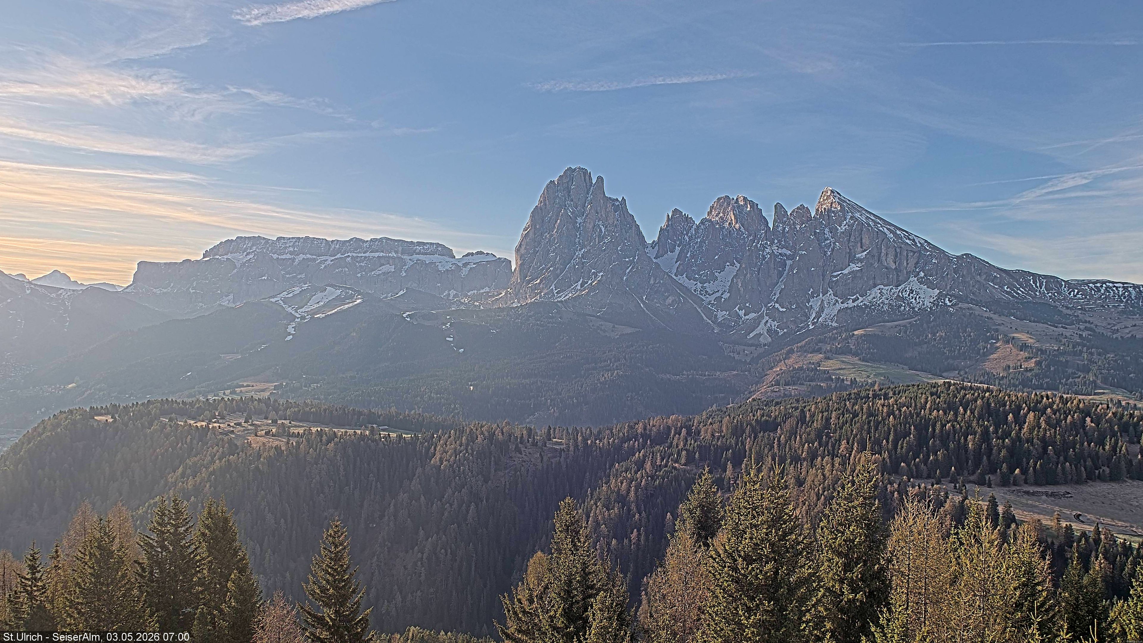 Archiv Foto Webcam Ausblick Seiser Alm
