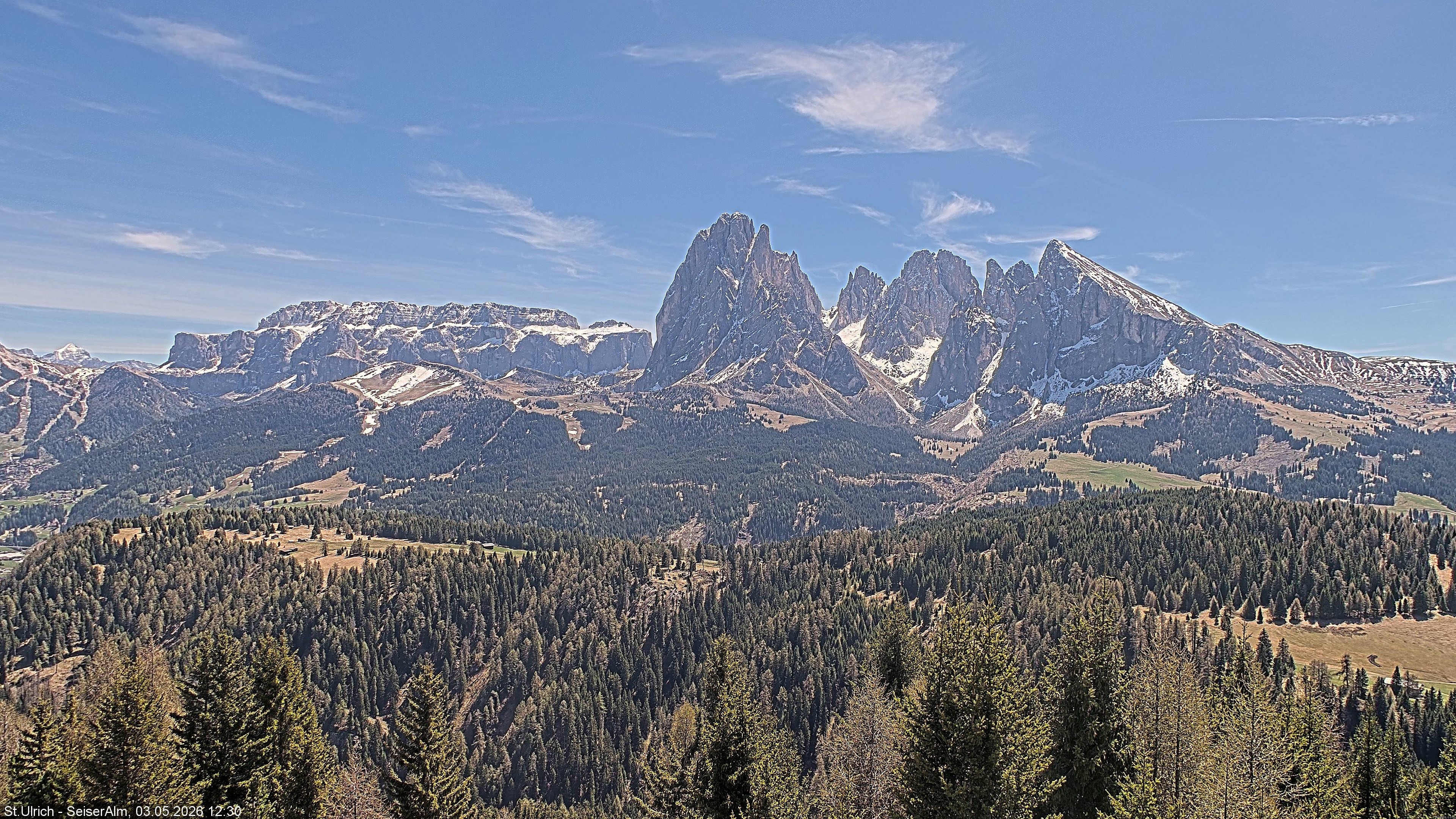 Archiv Foto Webcam Ausblick Seiser Alm