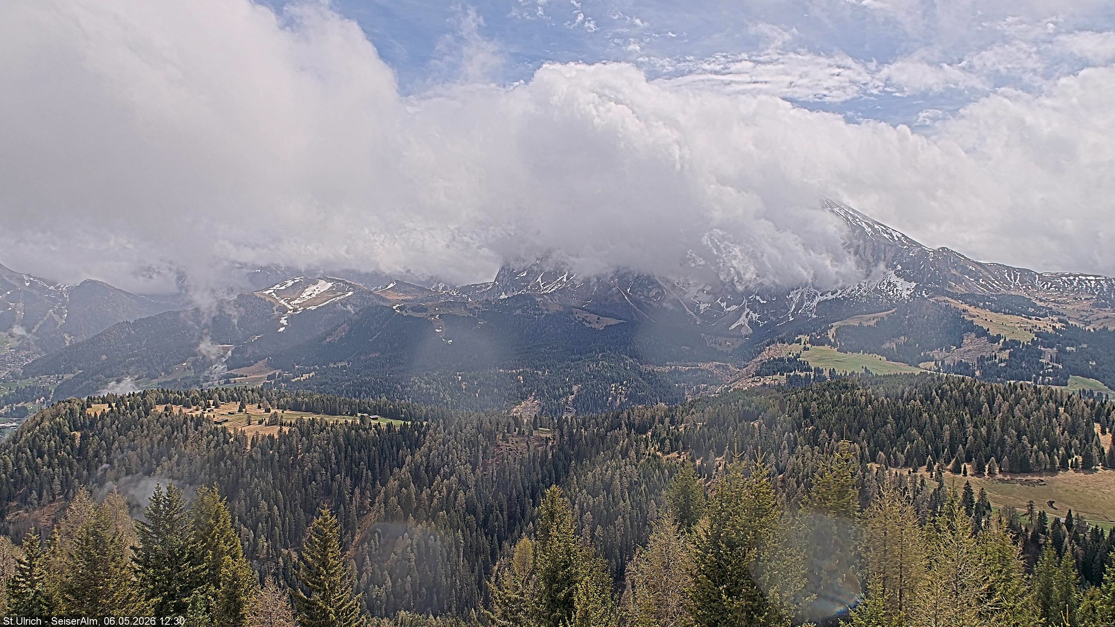 Archiv Foto Webcam Ausblick Seiser Alm