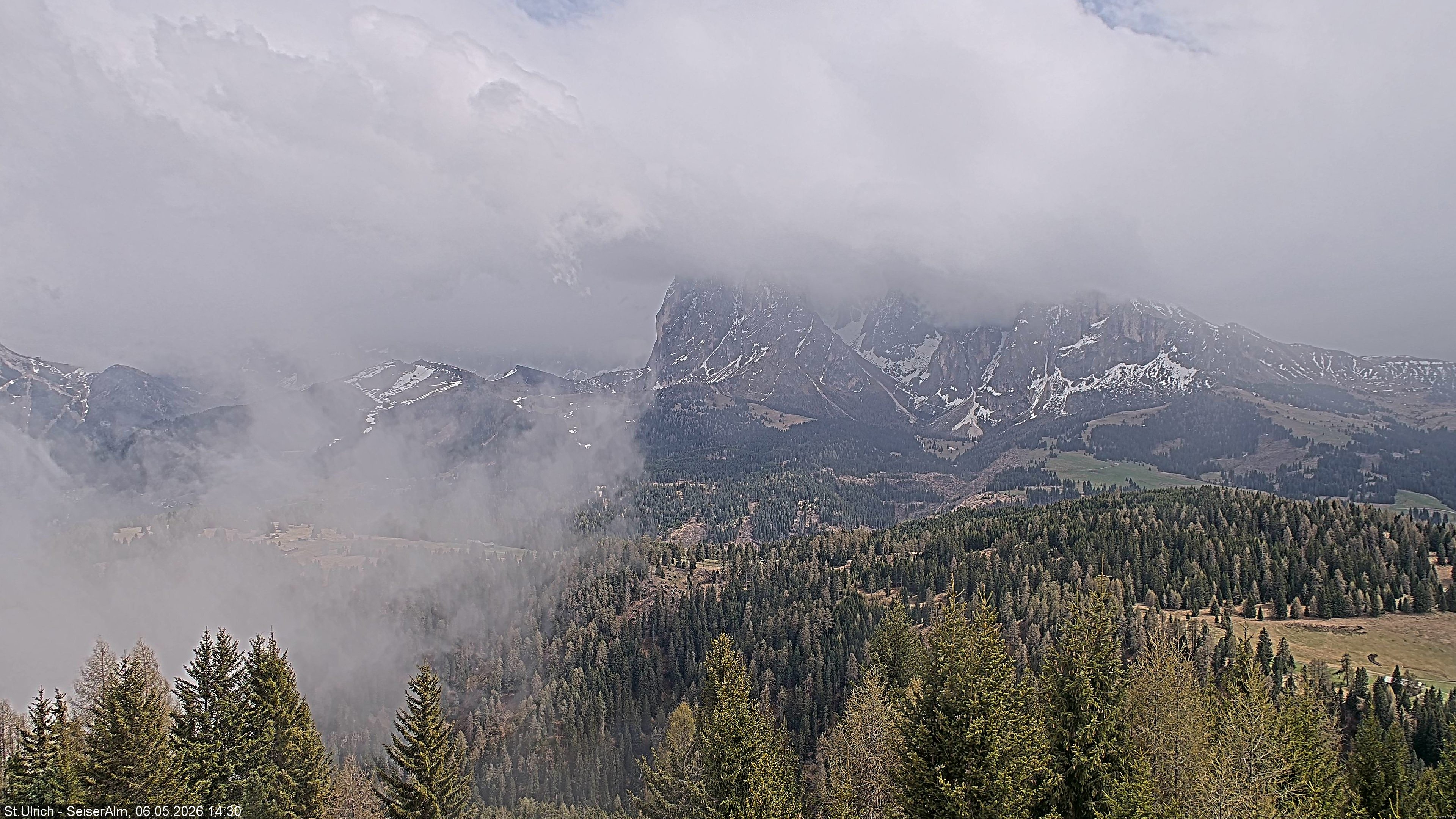Archiv Foto Webcam Ausblick Seiser Alm