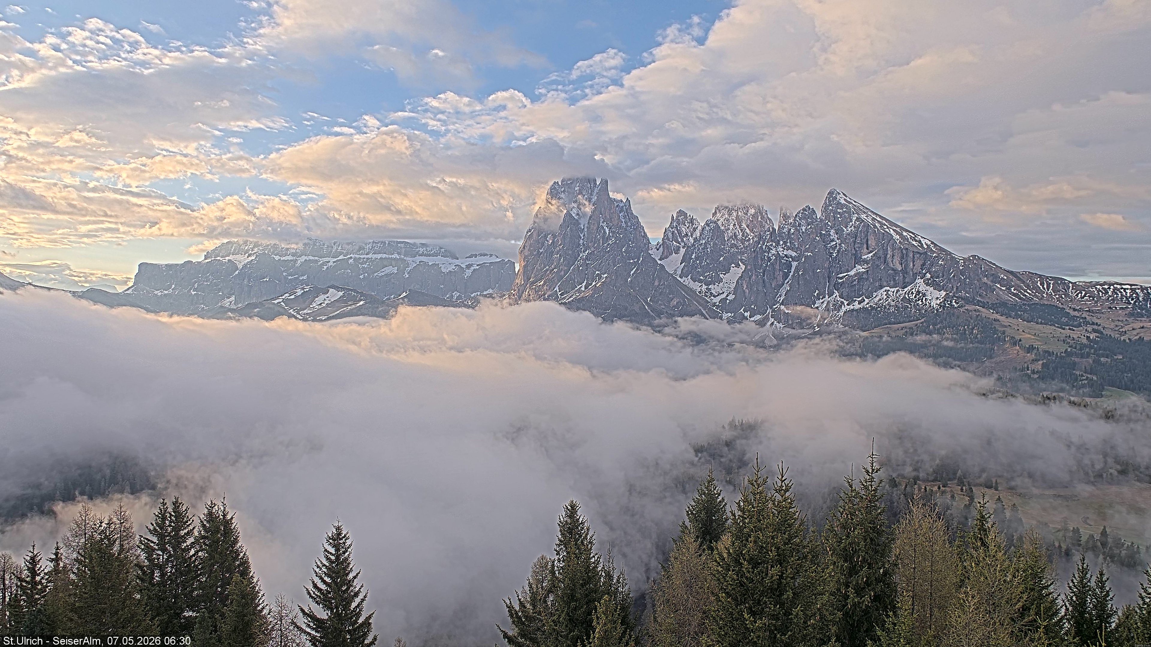 Archived image Webcam Vista Alpe di Siusi