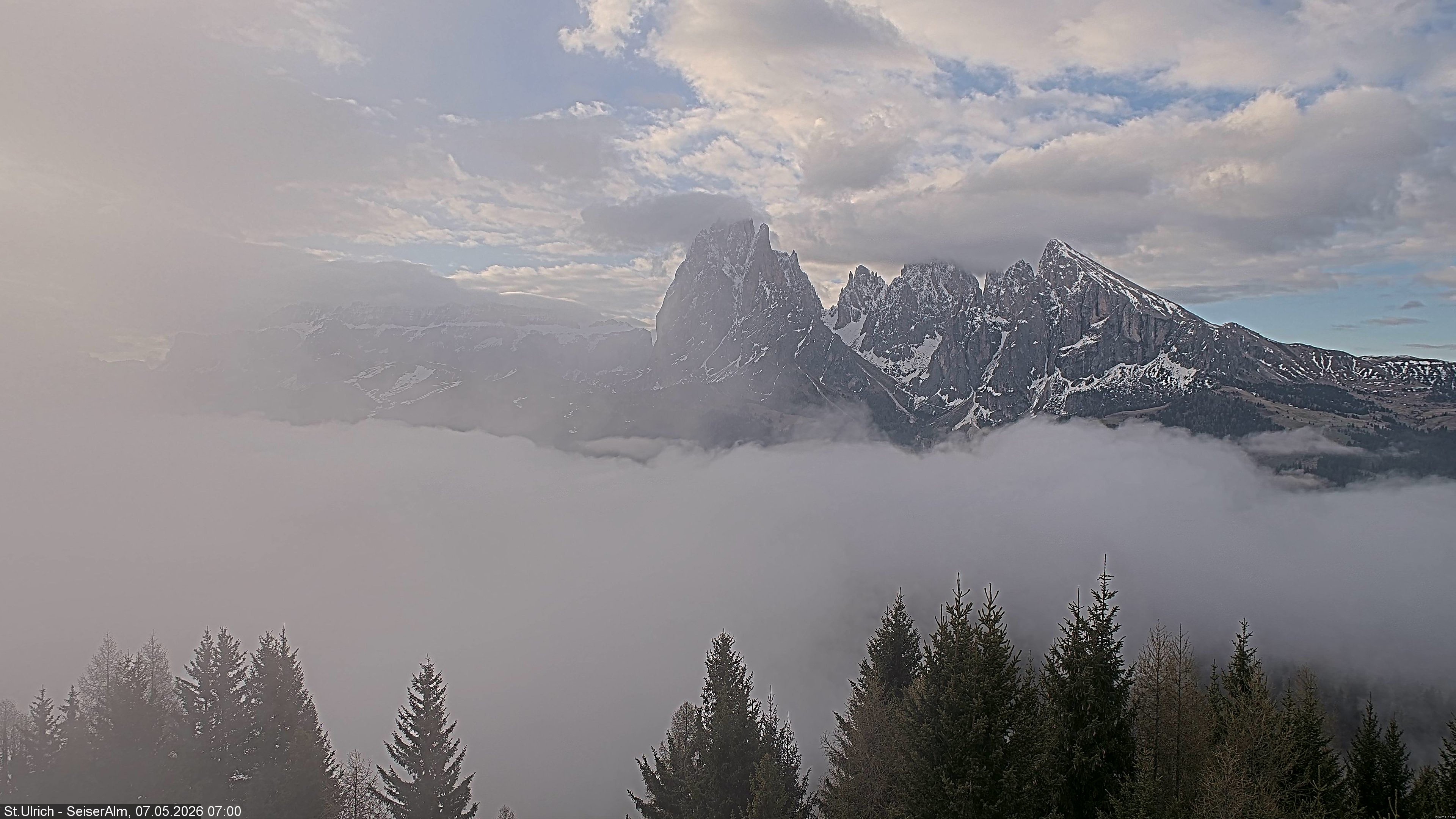 Archived image Webcam Vista Alpe di Siusi