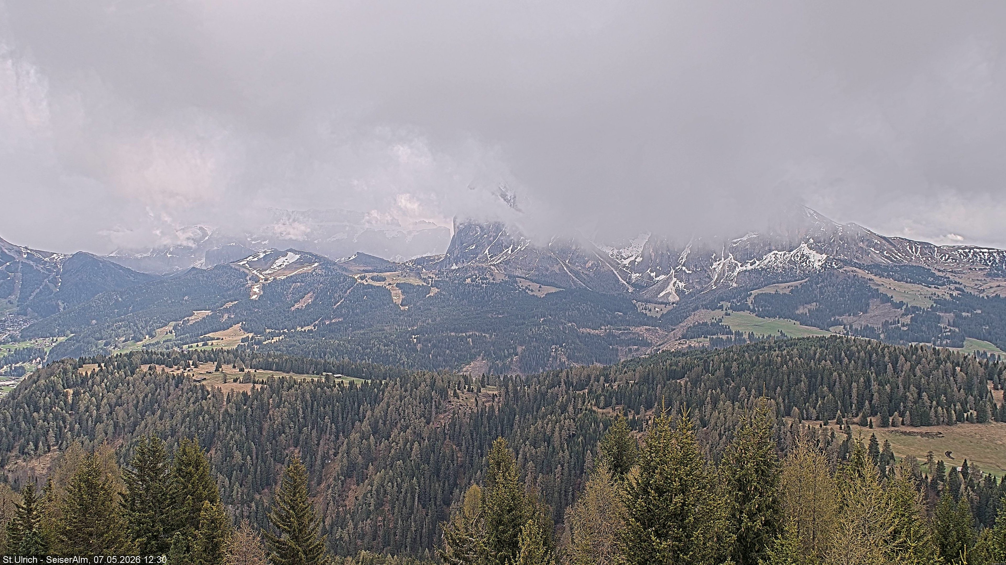 Archived image Webcam Vista Alpe di Siusi