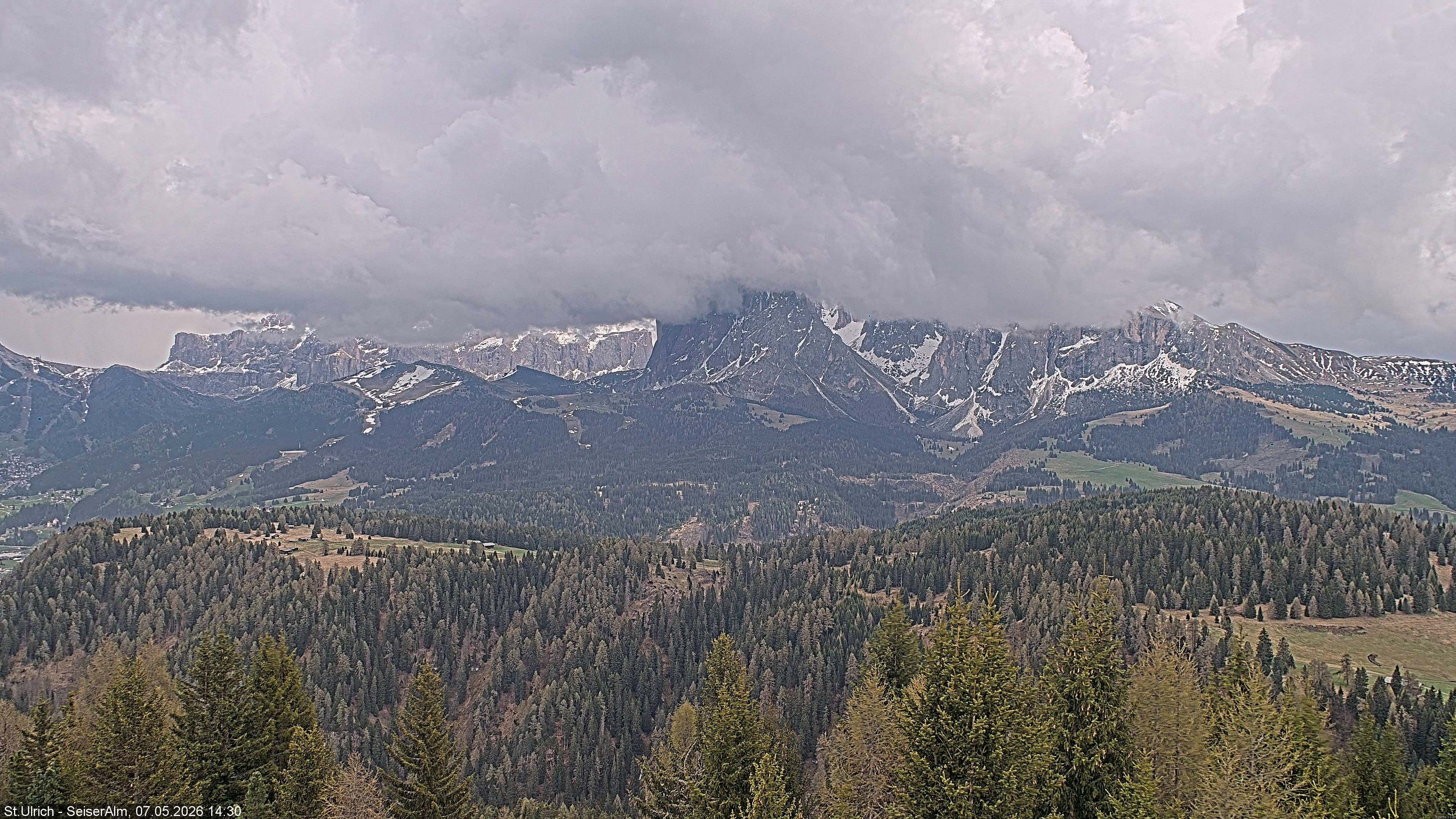 Archived image Webcam Vista Alpe di Siusi