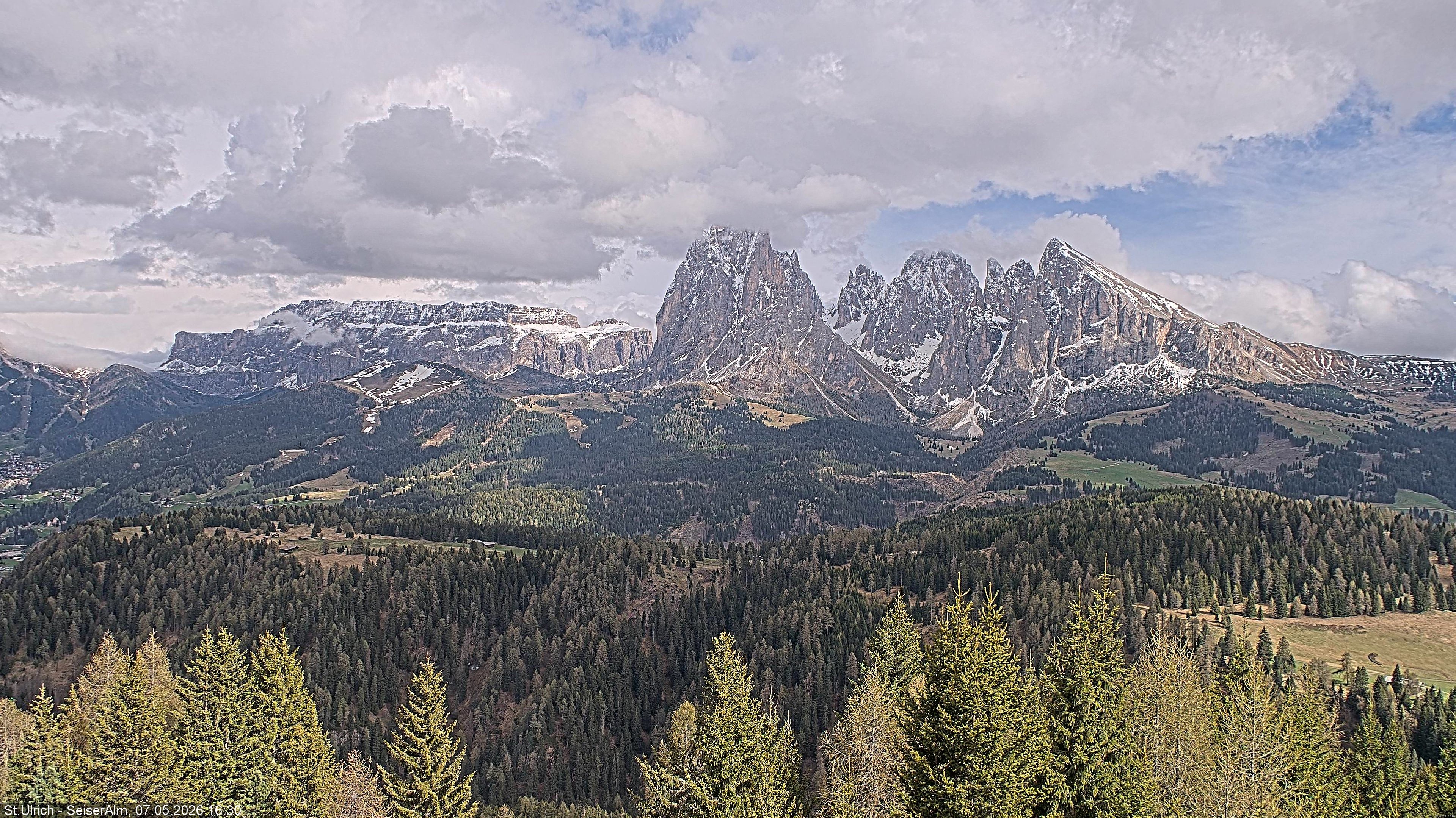 Archiv Foto Webcam Ausblick Seiser Alm