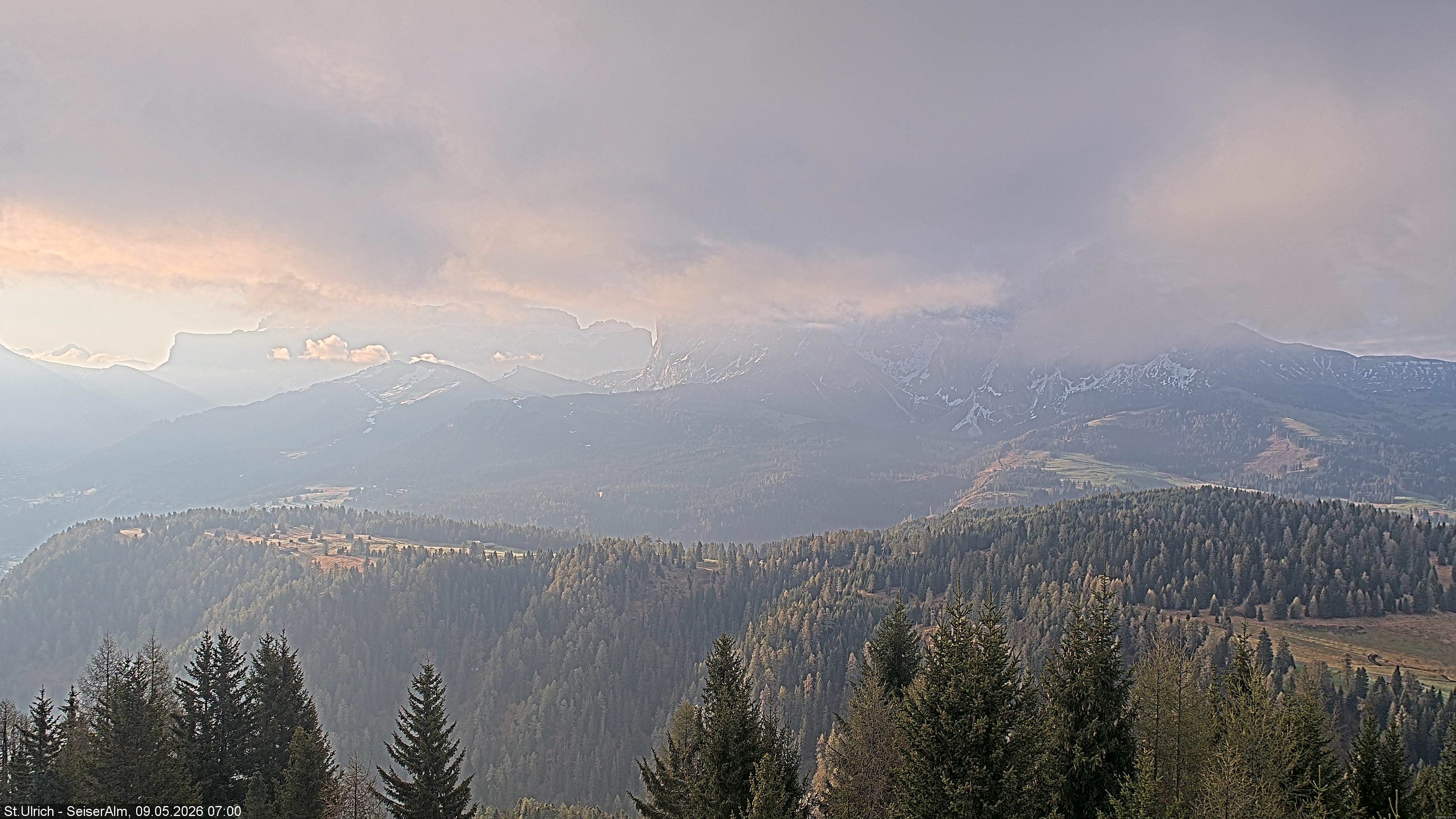 Archiv Foto Webcam Ausblick Seiser Alm