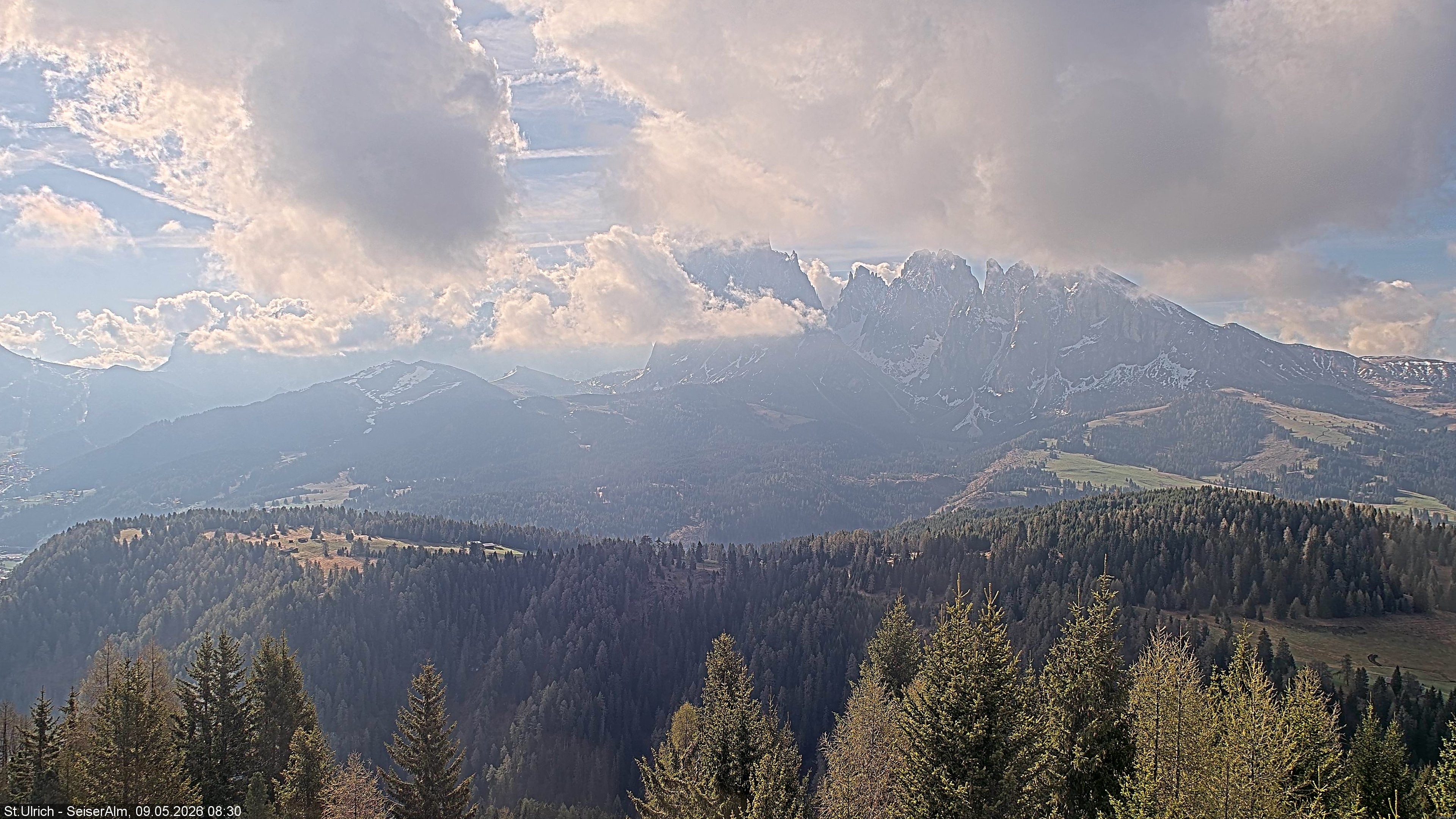Archiv Foto Webcam Ausblick Seiser Alm