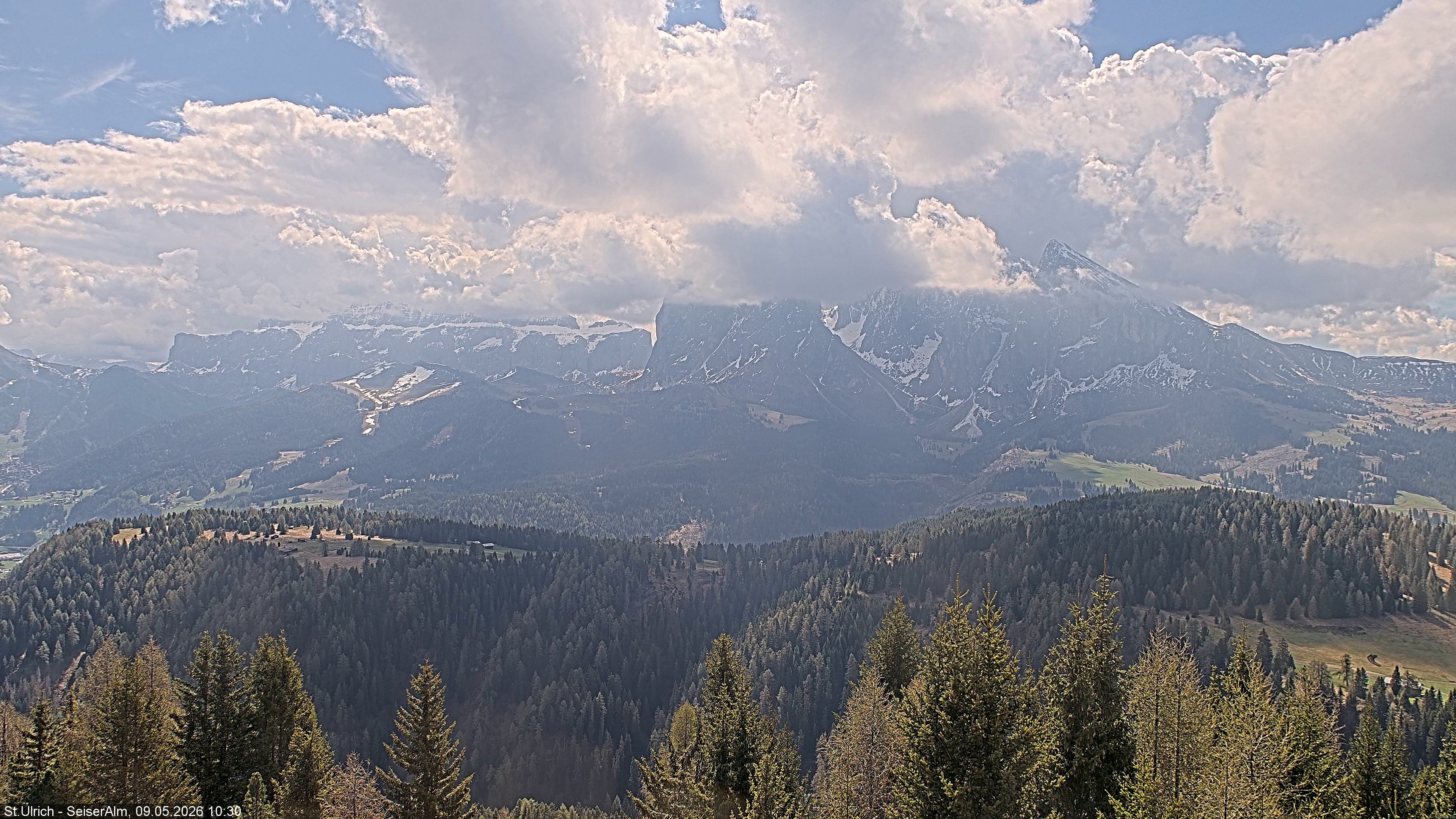 Archiv Foto Webcam Ausblick Seiser Alm