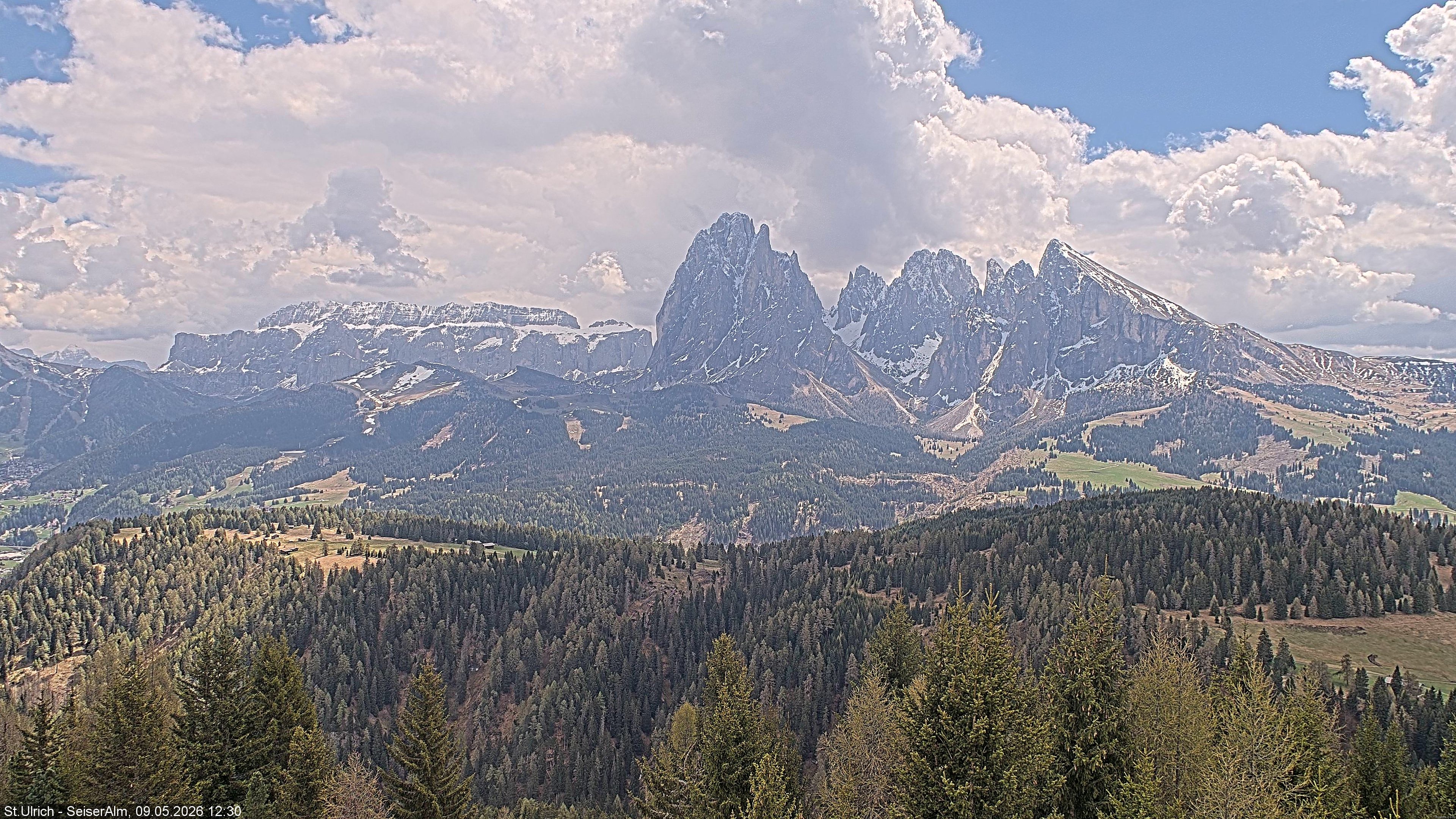Archiv Foto Webcam Ausblick Seiser Alm