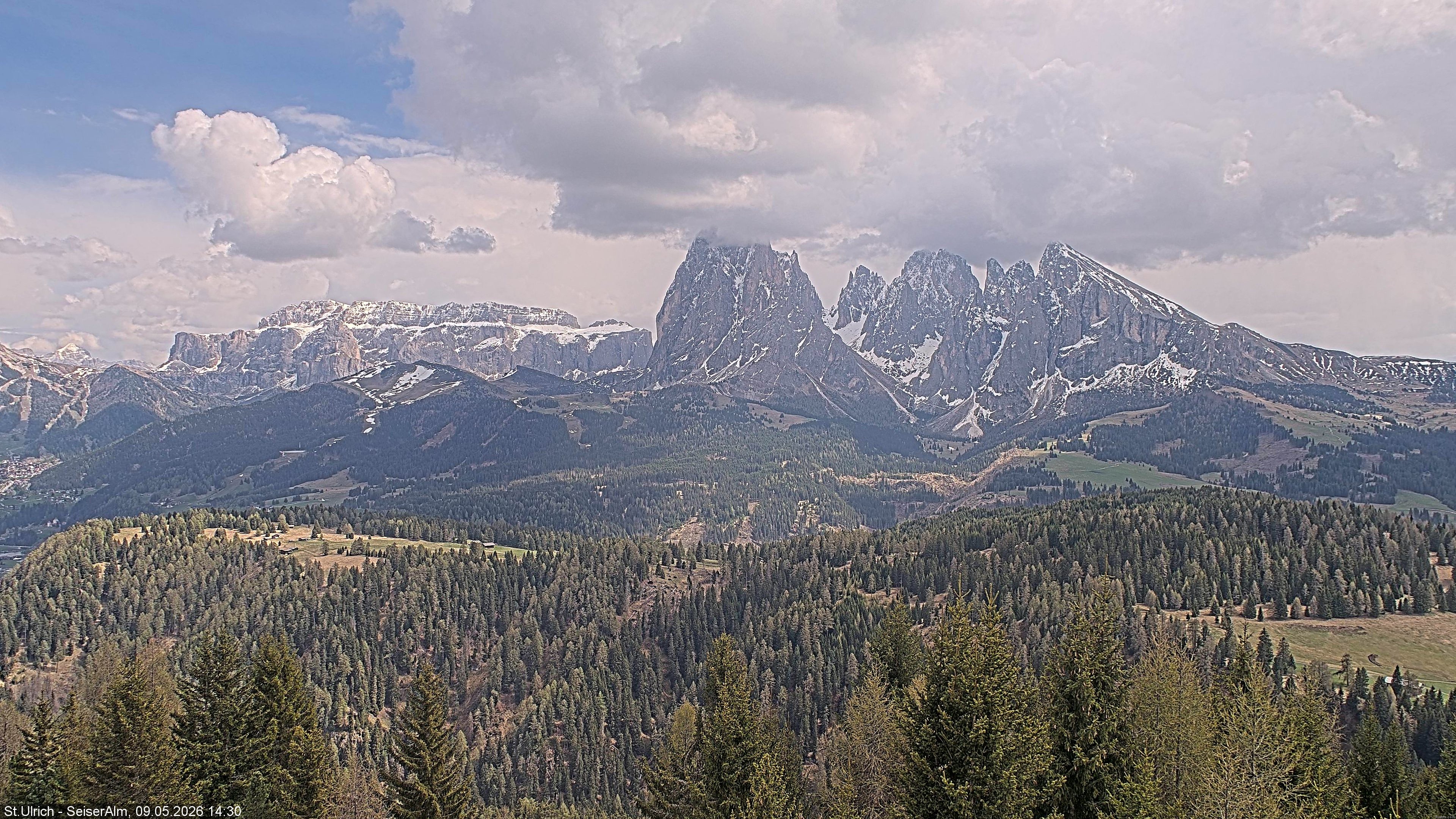 Archiv Foto Webcam Ausblick Seiser Alm
