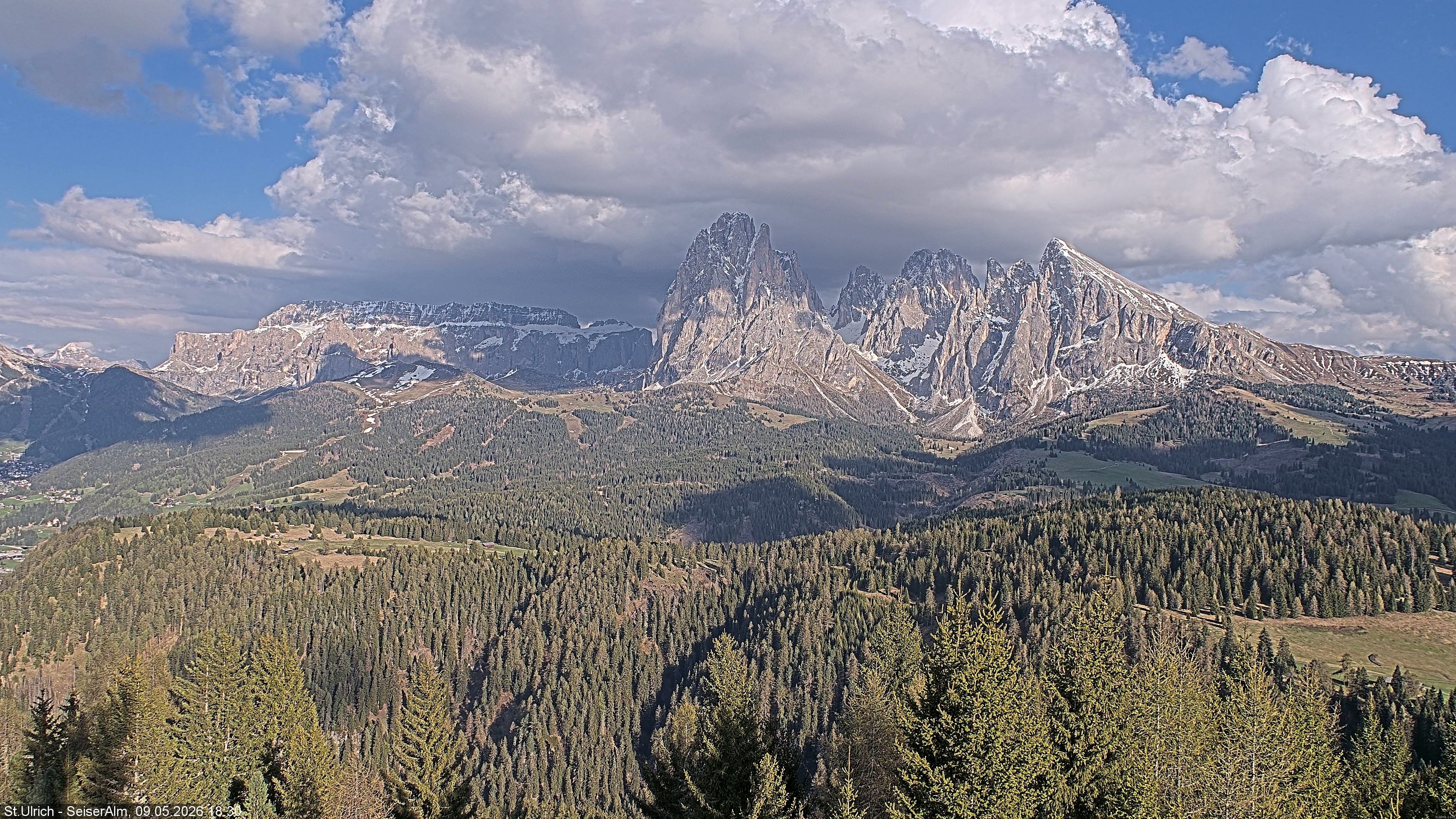 Archiv Foto Webcam Ausblick Seiser Alm