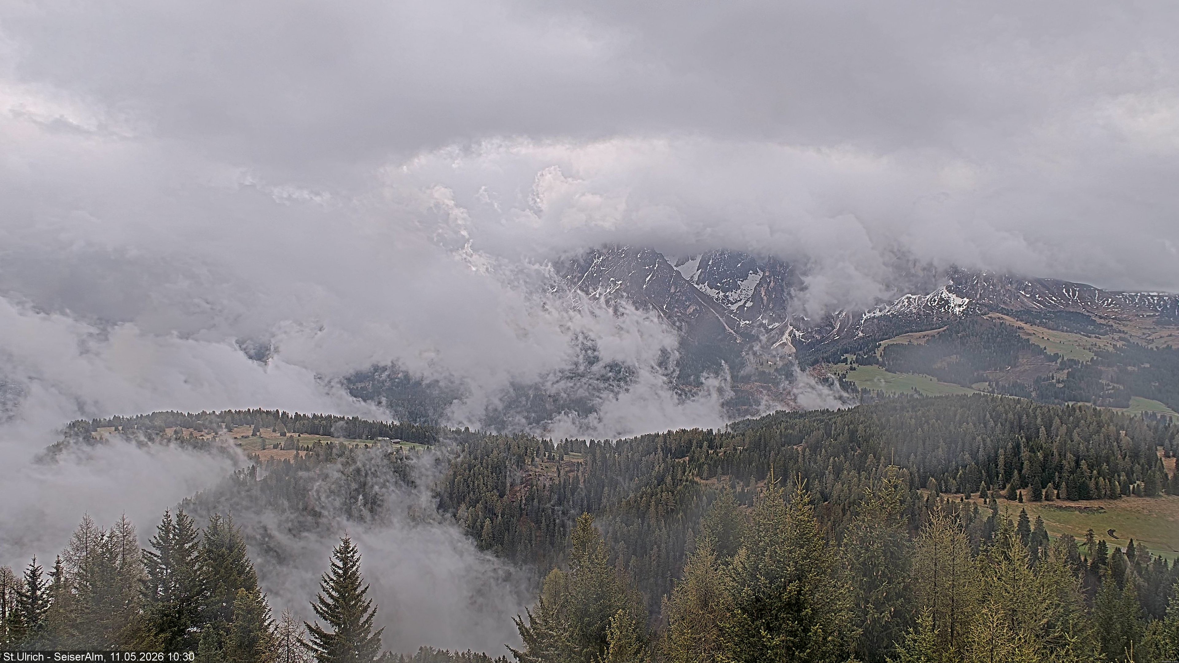 Archiv Foto Webcam Ausblick Seiser Alm
