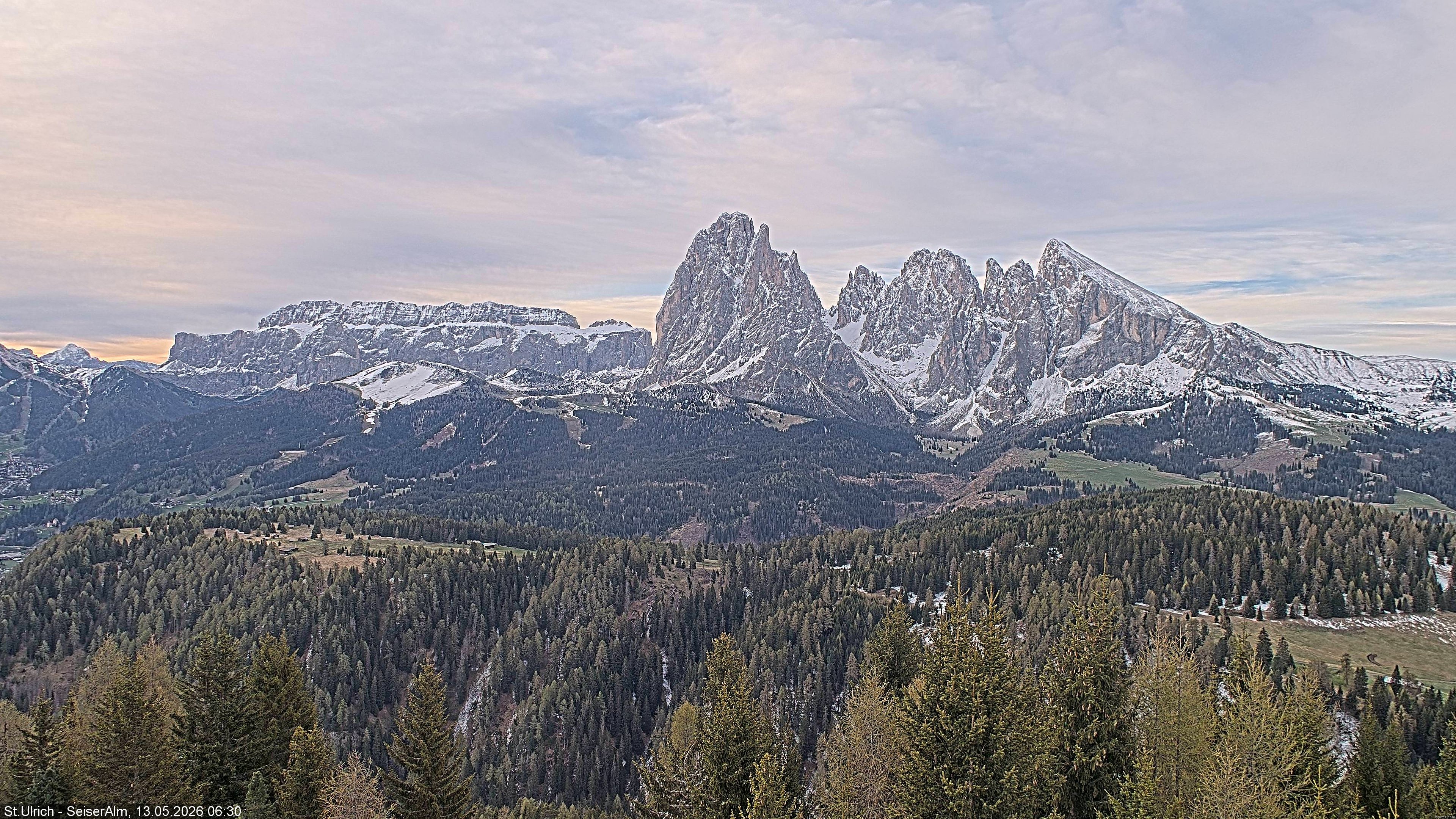 Archiv Foto Webcam Ausblick Seiser Alm