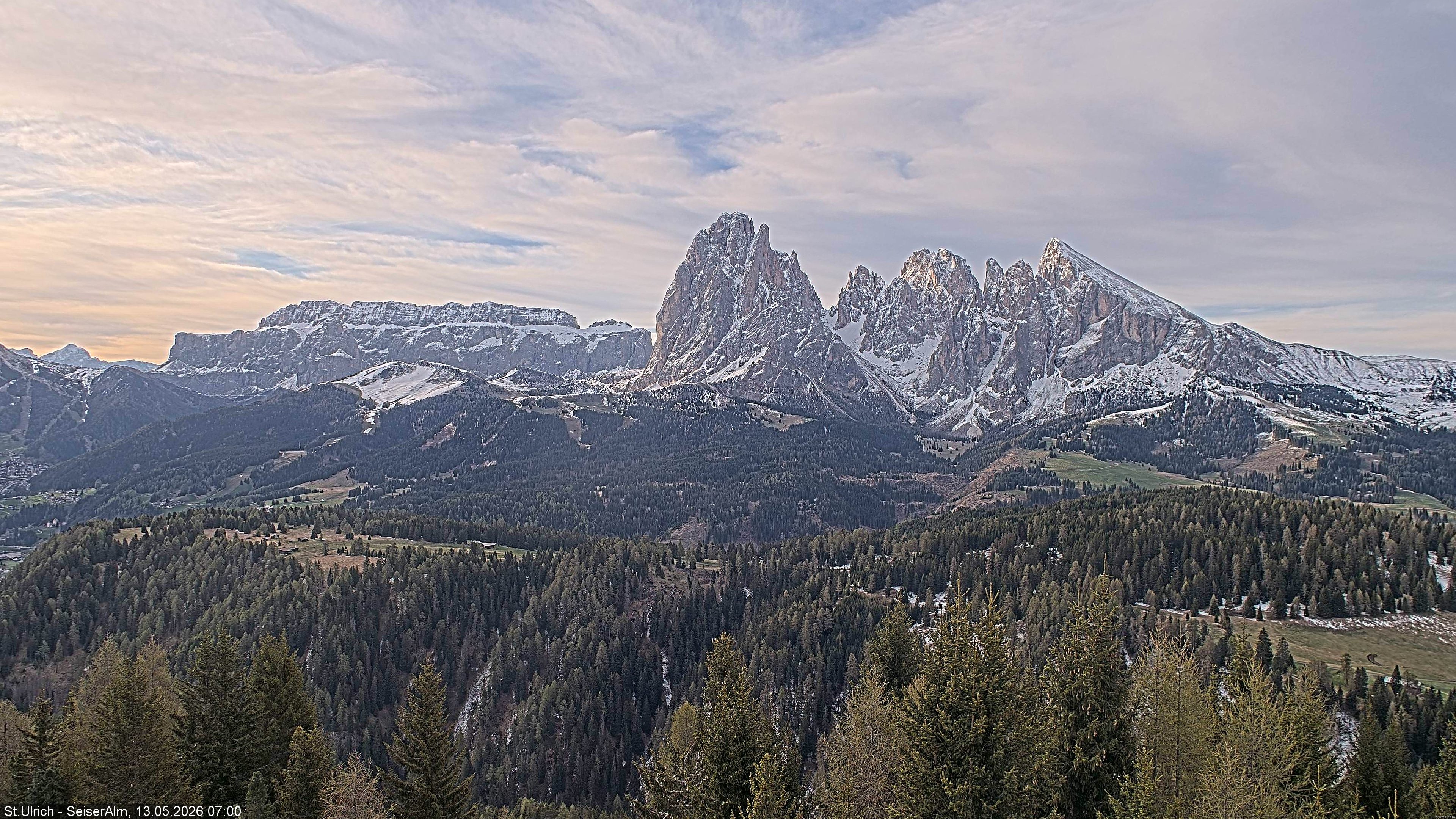 Archiv Foto Webcam Ausblick Seiser Alm