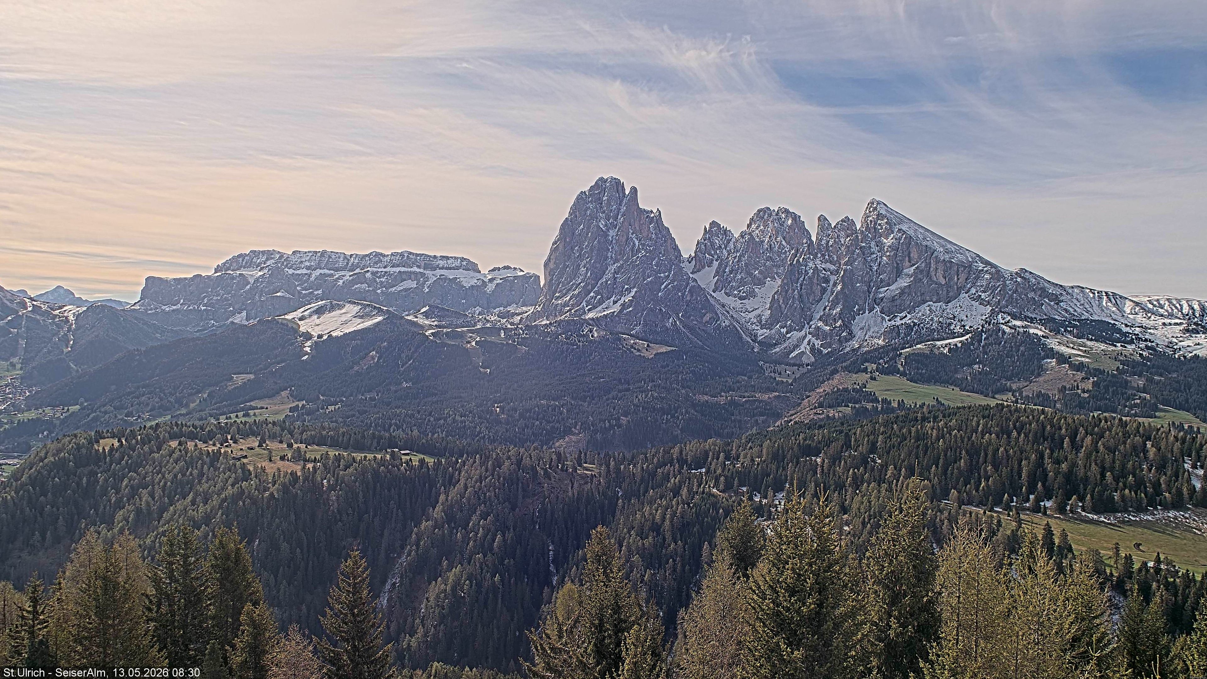 Archiv Foto Webcam Ausblick Seiser Alm