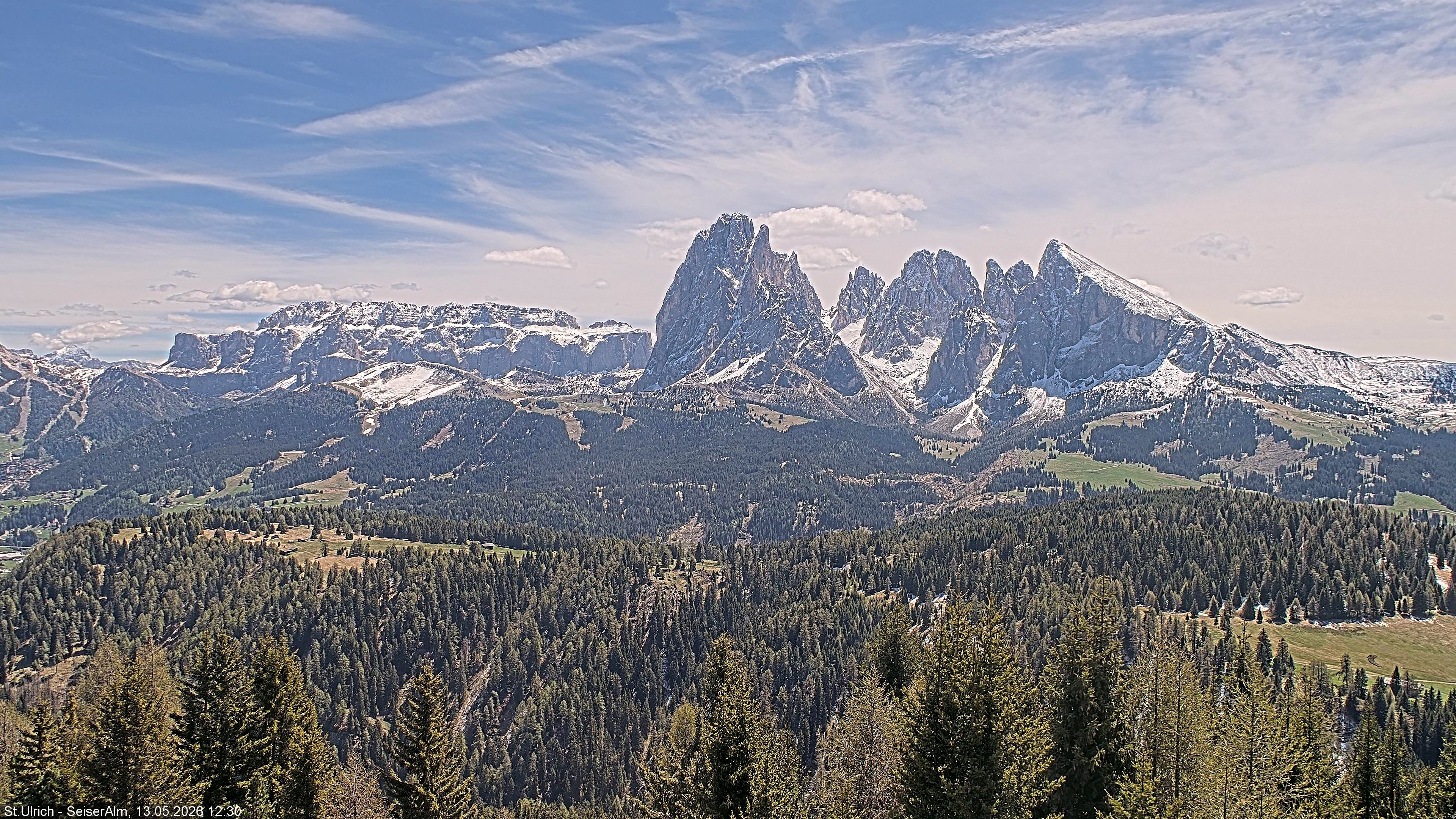 Archiv Foto Webcam Ausblick Seiser Alm