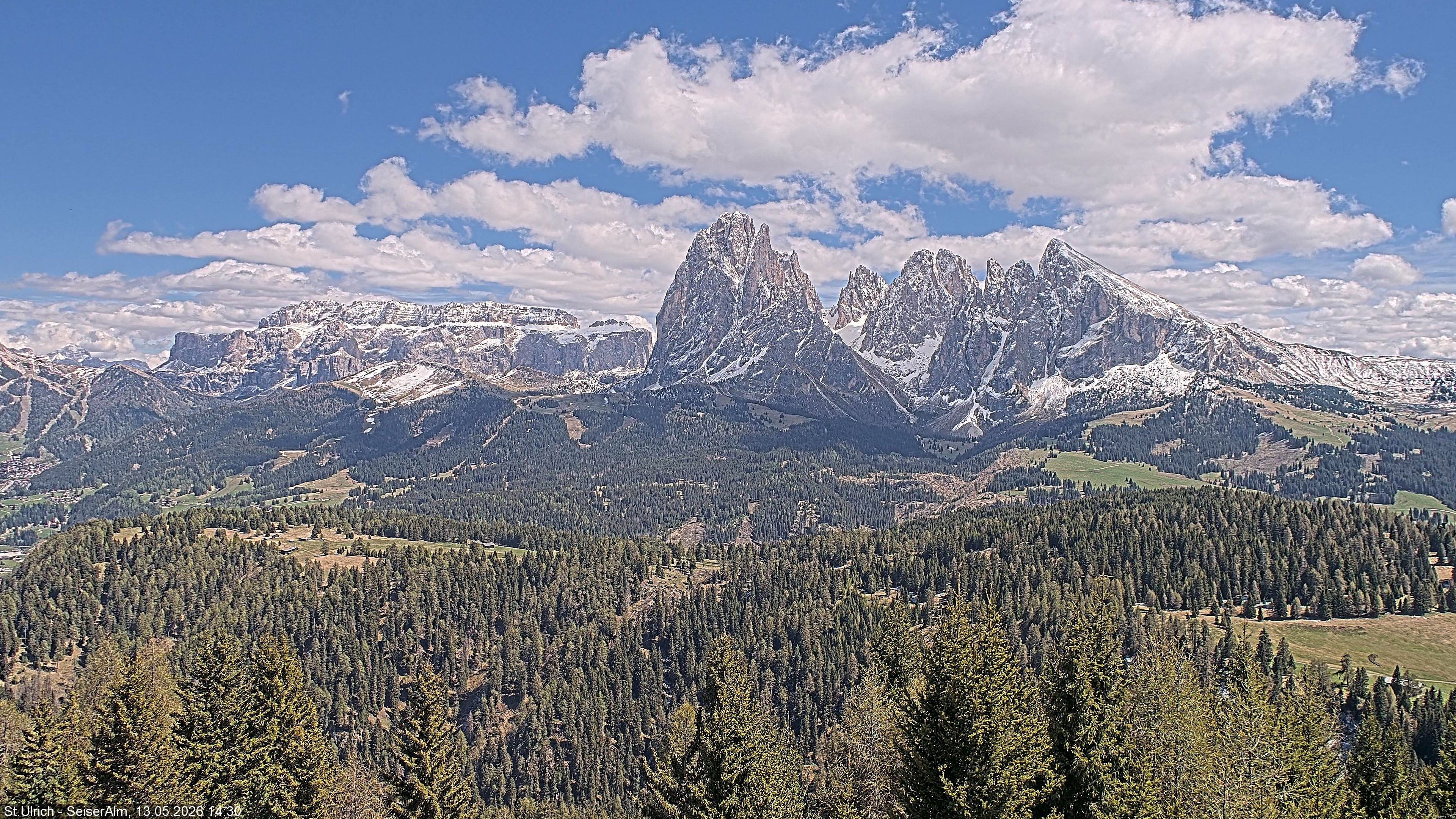 Archiv Foto Webcam Ausblick Seiser Alm