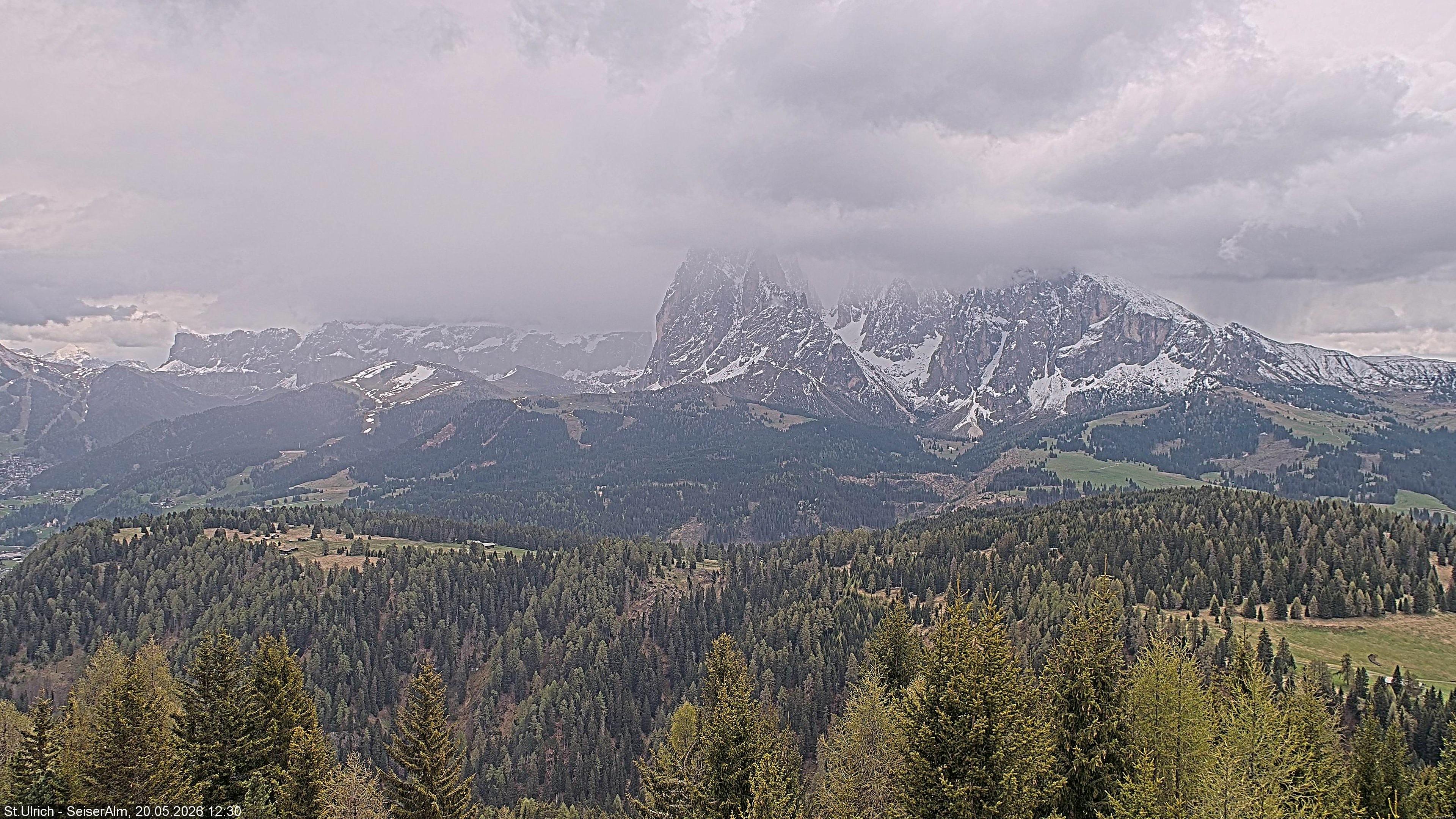 Archiv Foto Webcam Ausblick Seiser Alm