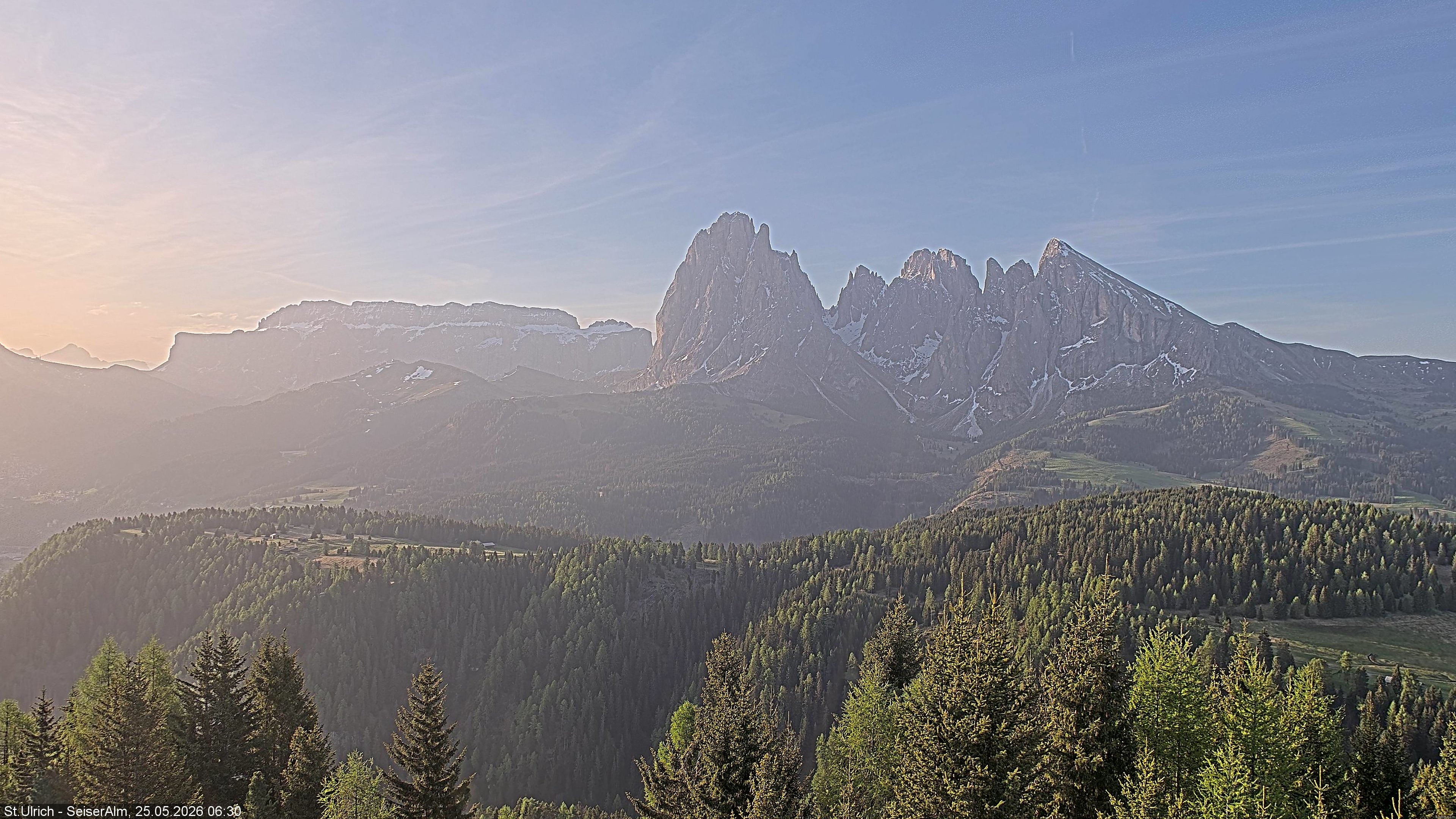 Archiv Foto Webcam Ausblick Seiser Alm