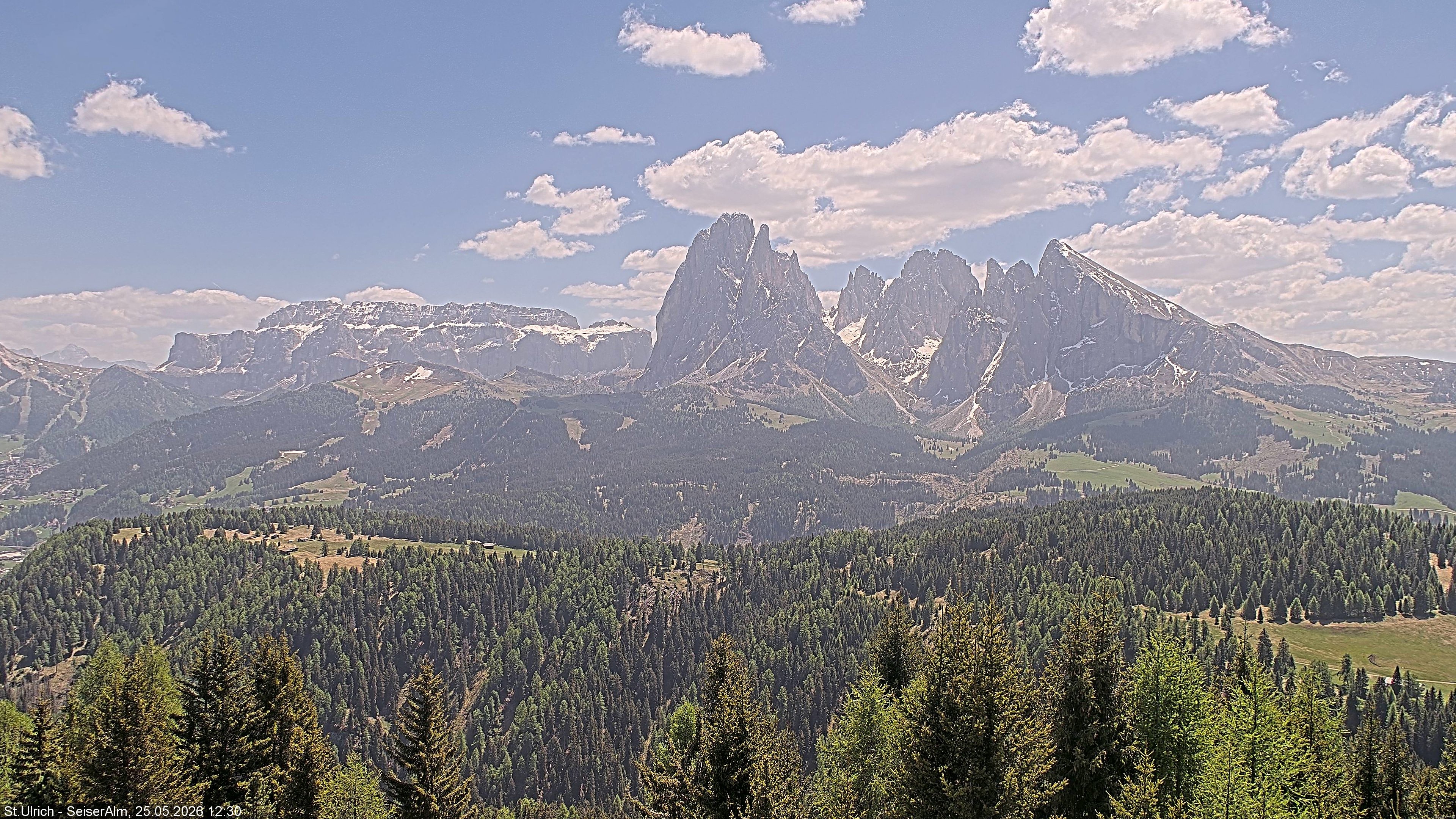 Archiv Foto Webcam Ausblick Seiser Alm