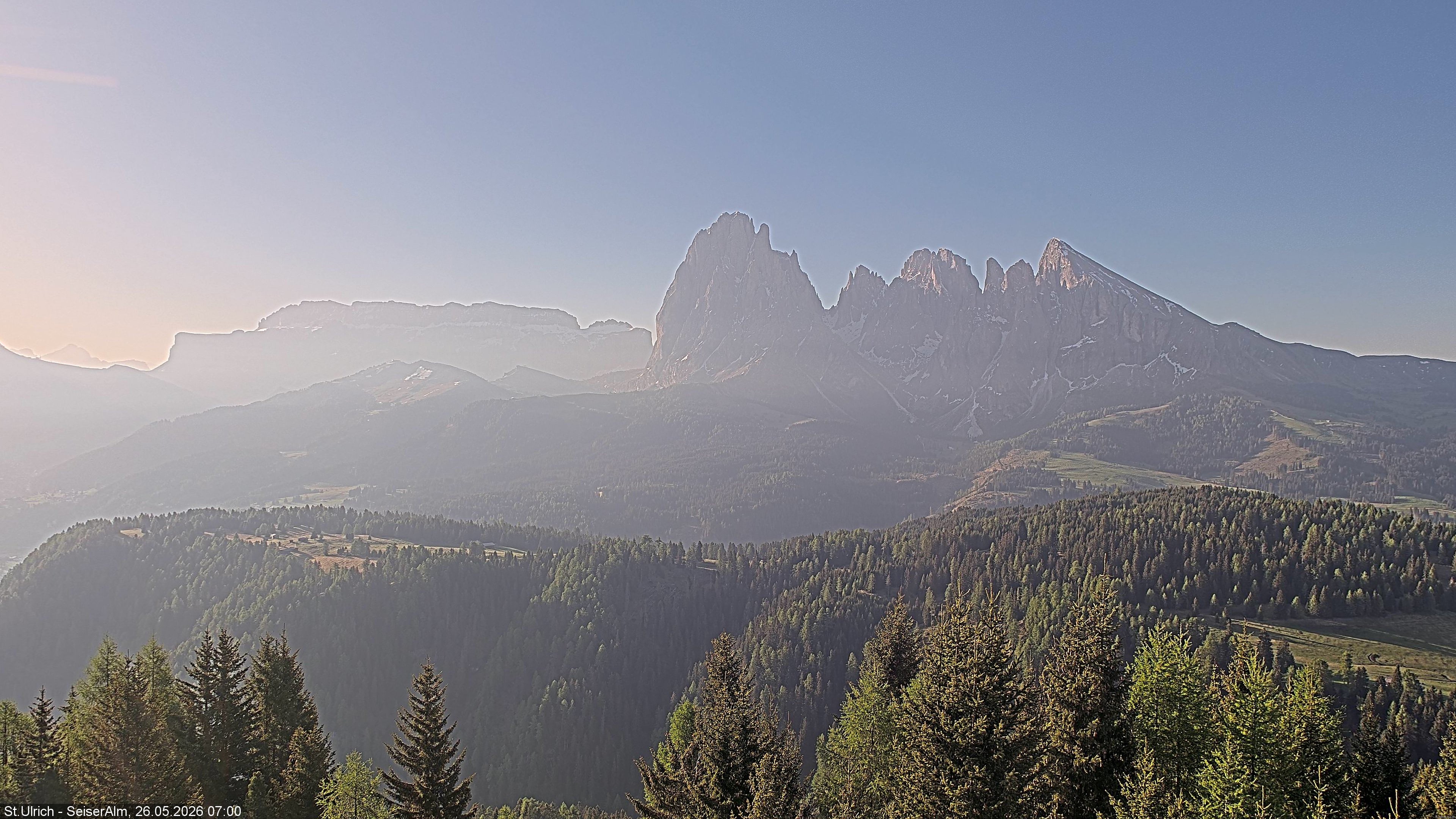 Archiv Foto Webcam Ausblick Seiser Alm