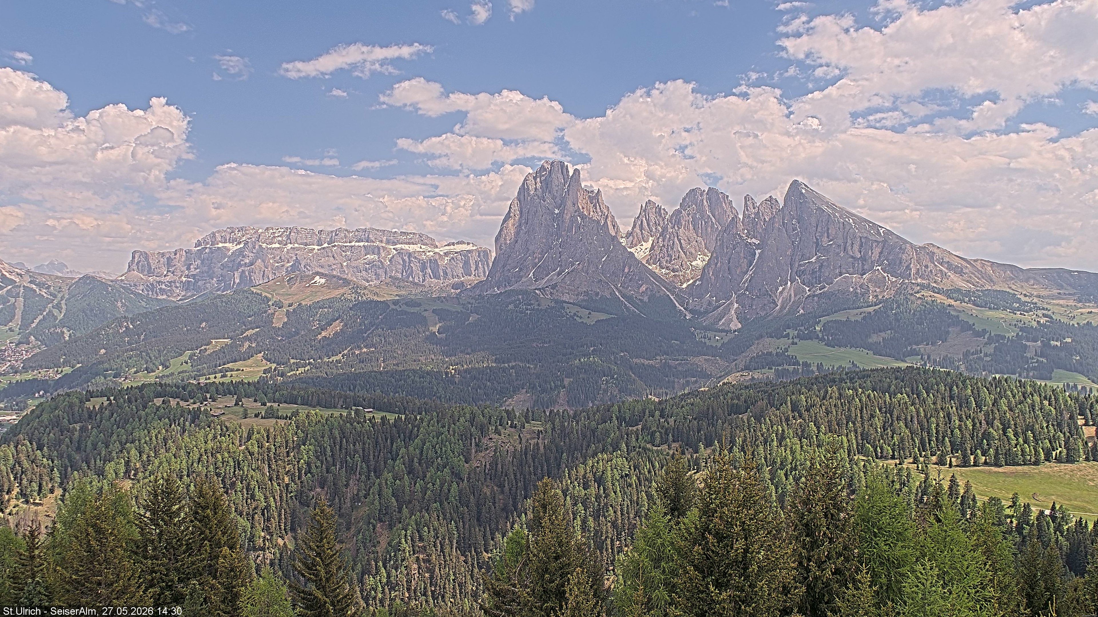 Archived image Webcam Vista Alpe di Siusi