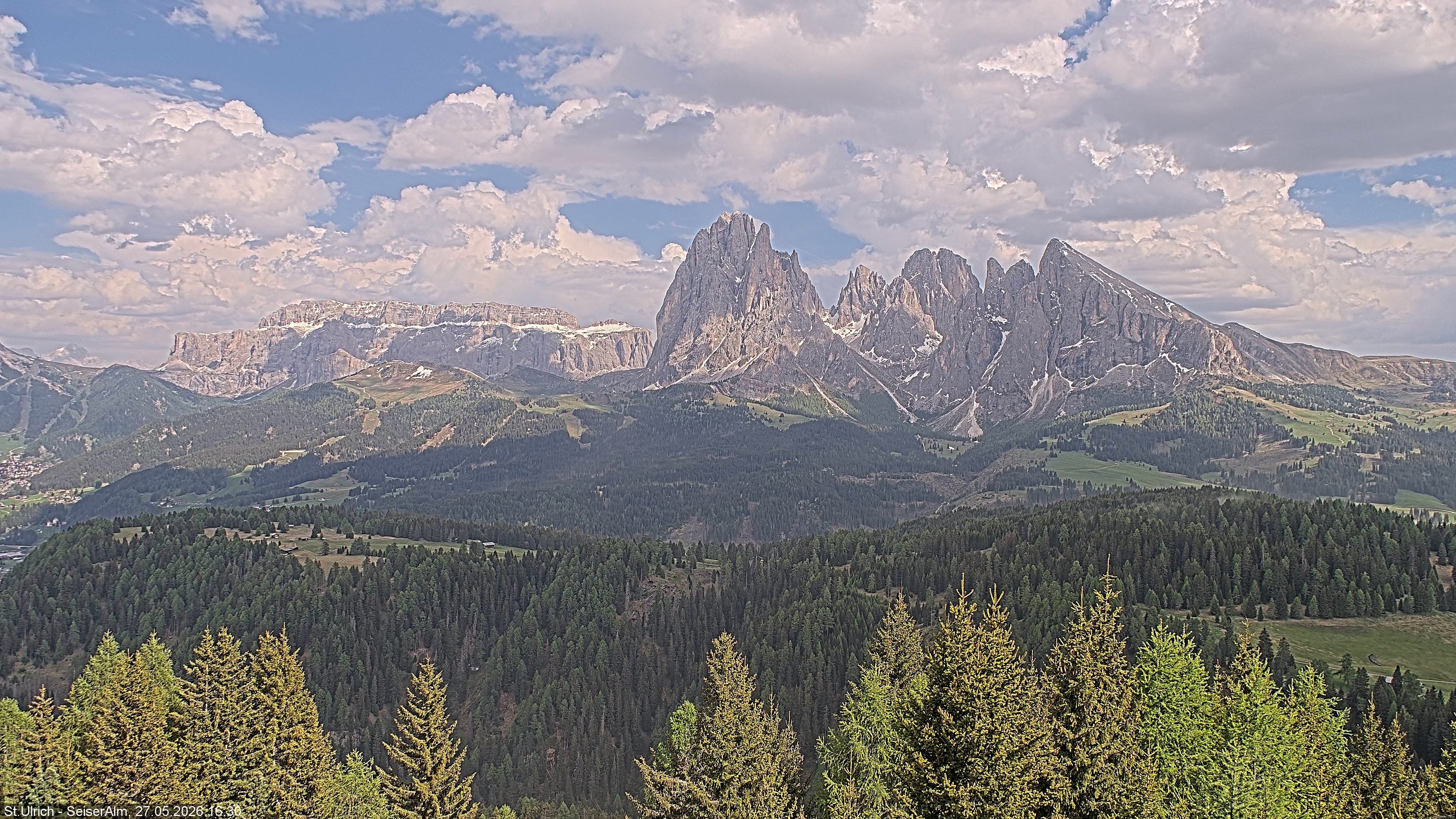 Archived image Webcam Vista Alpe di Siusi