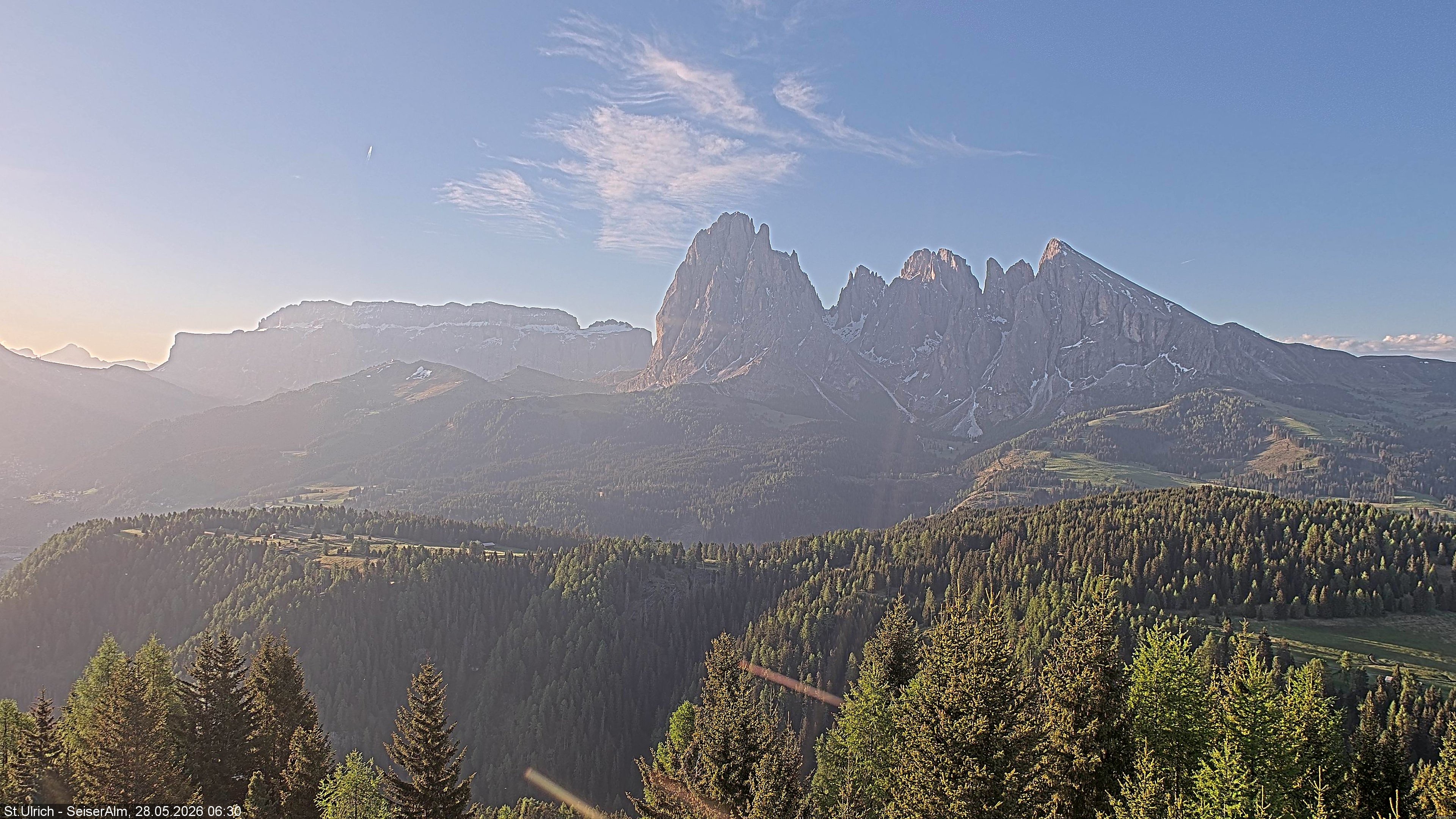 Archiv Foto Webcam Ausblick Seiser Alm