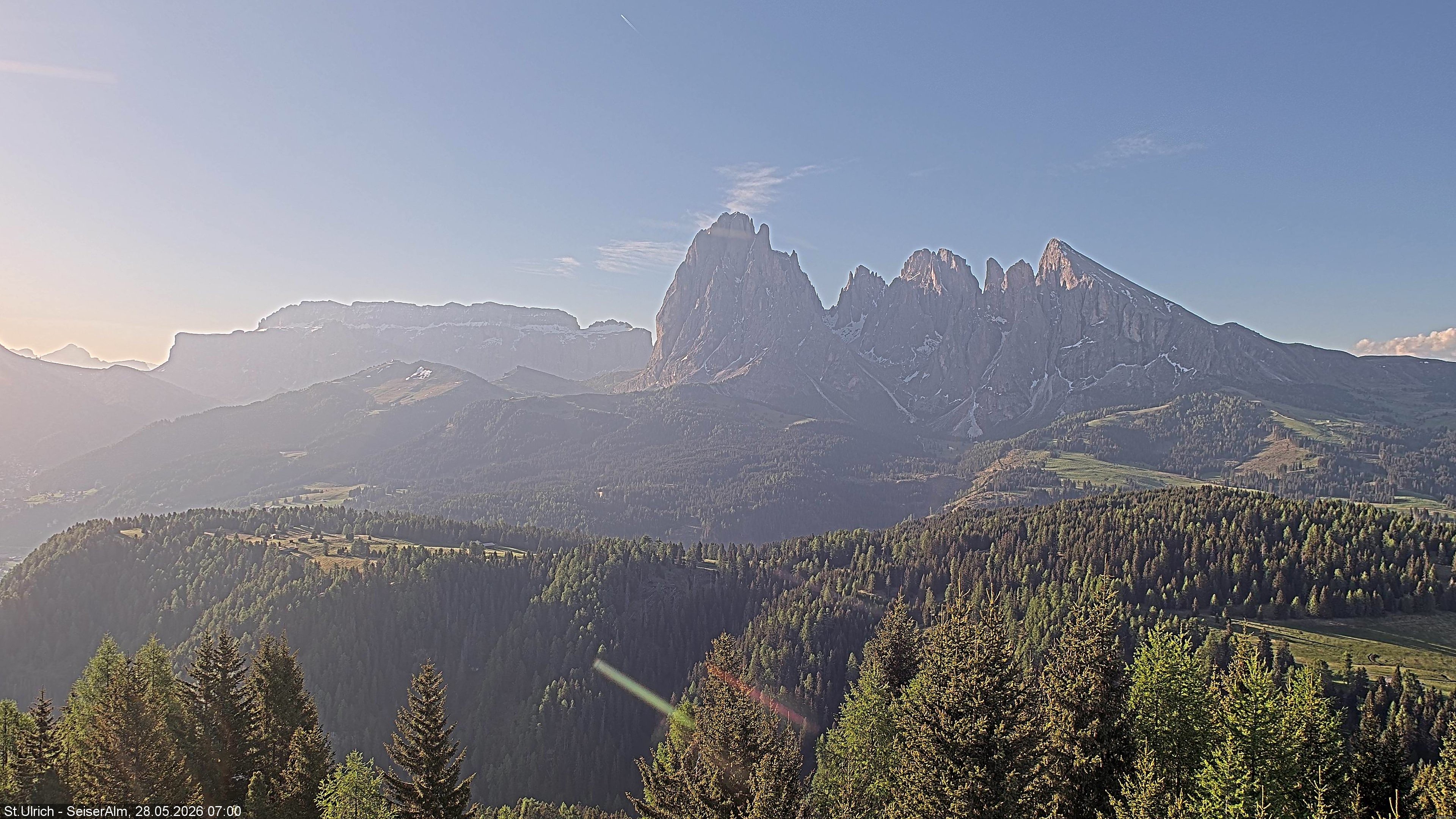 Archiv Foto Webcam Ausblick Seiser Alm