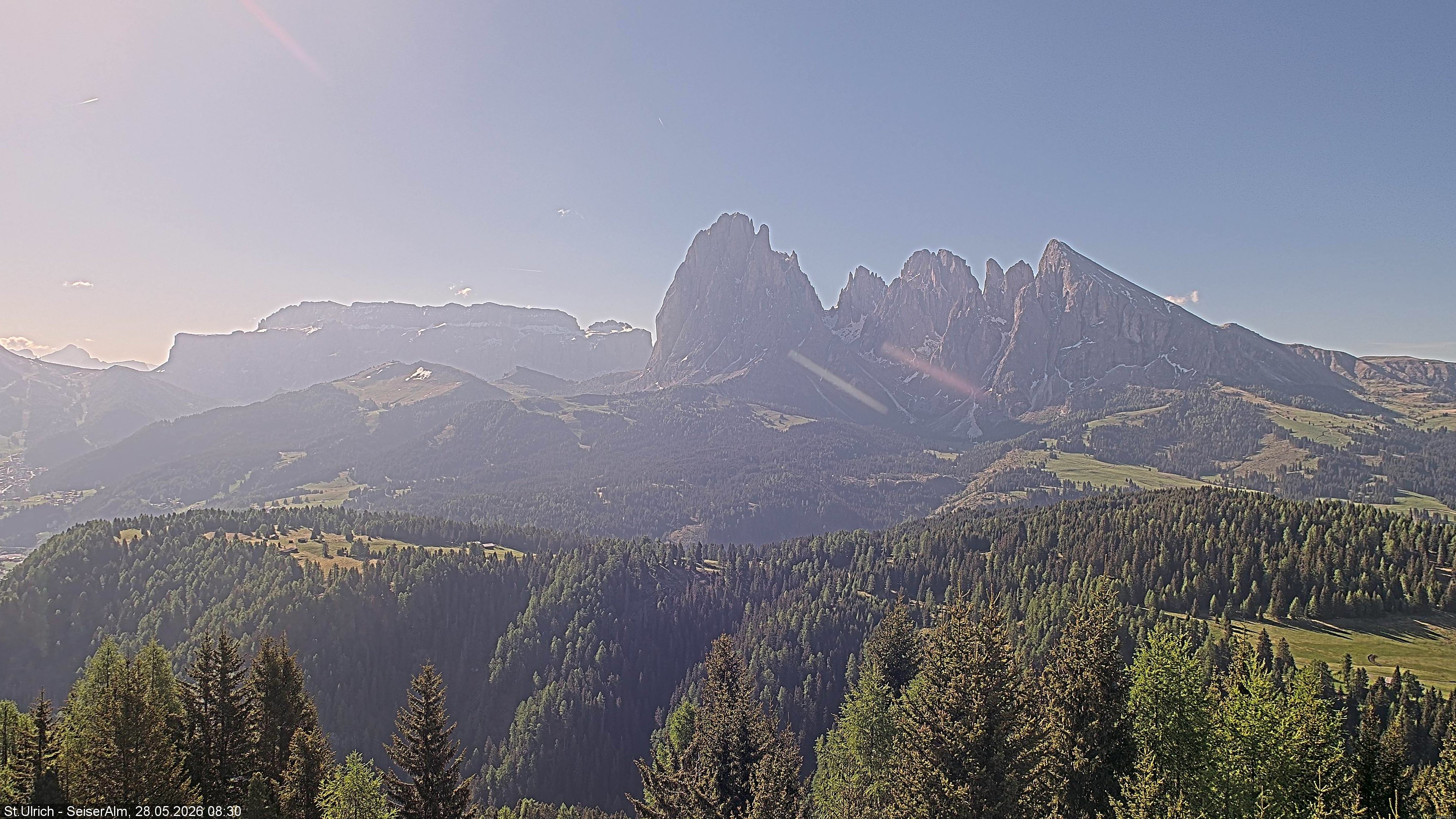 Archiv Foto Webcam Ausblick Seiser Alm