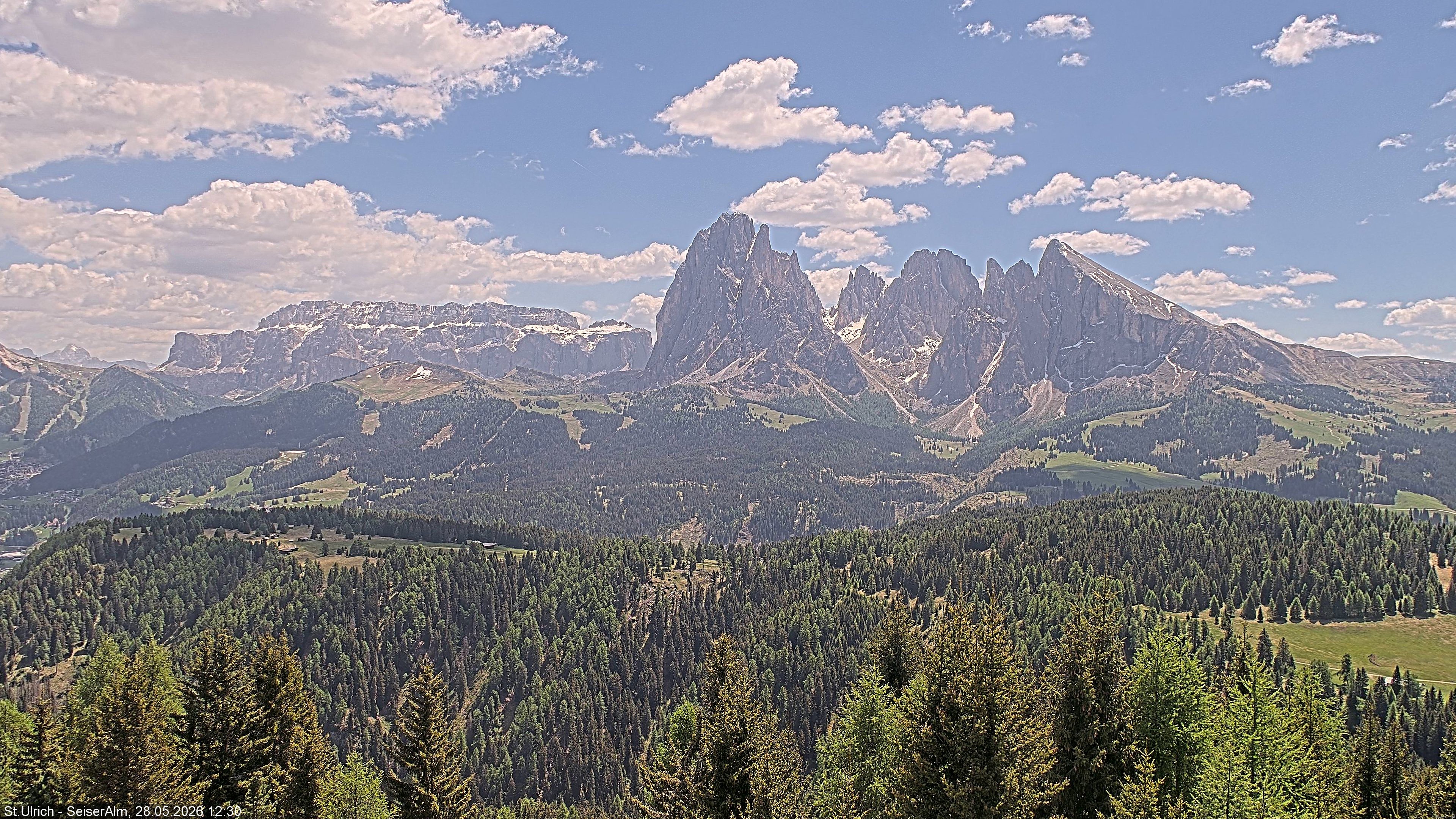 Archiv Foto Webcam Ausblick Seiser Alm