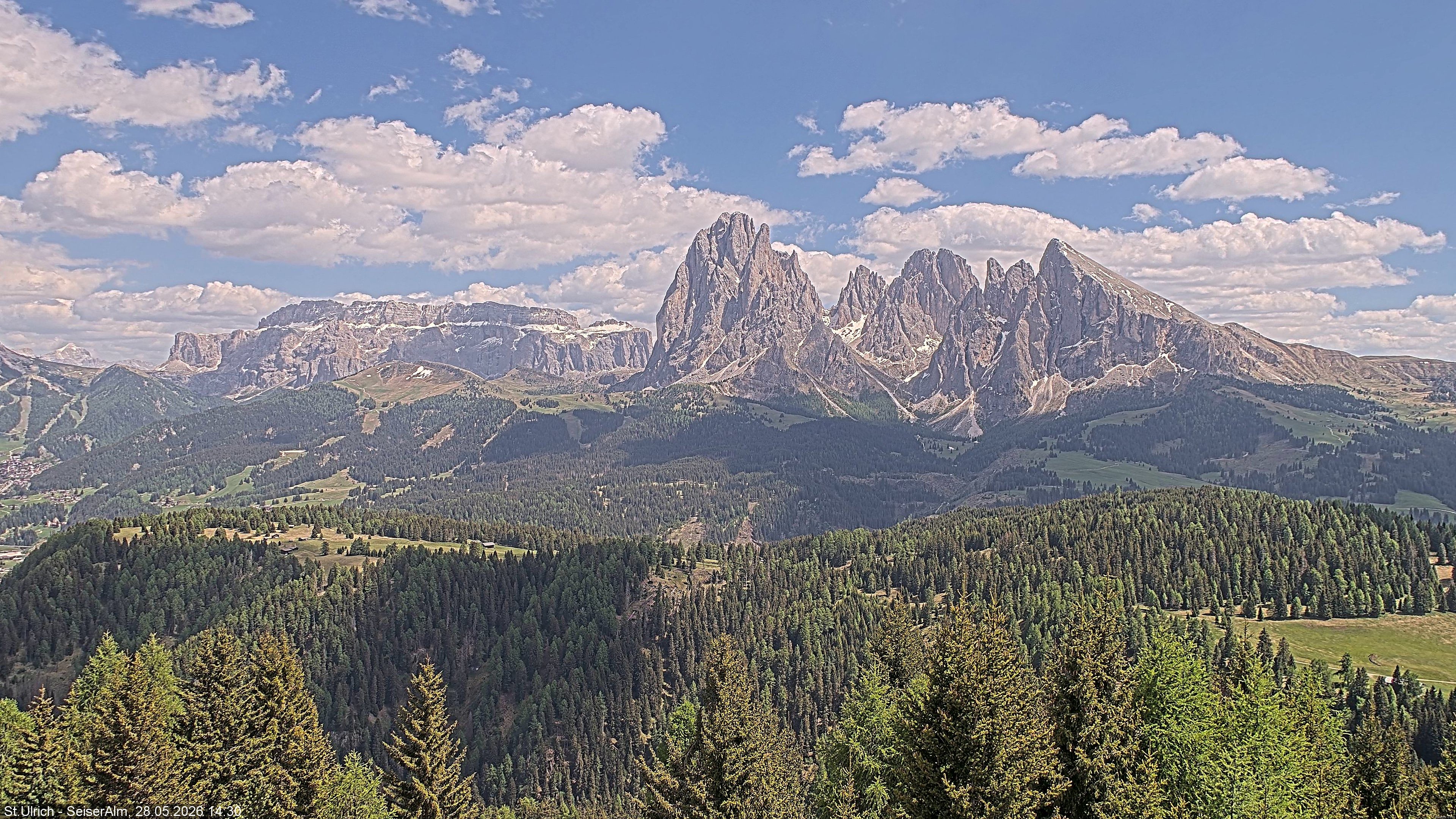 Archiv Foto Webcam Ausblick Seiser Alm