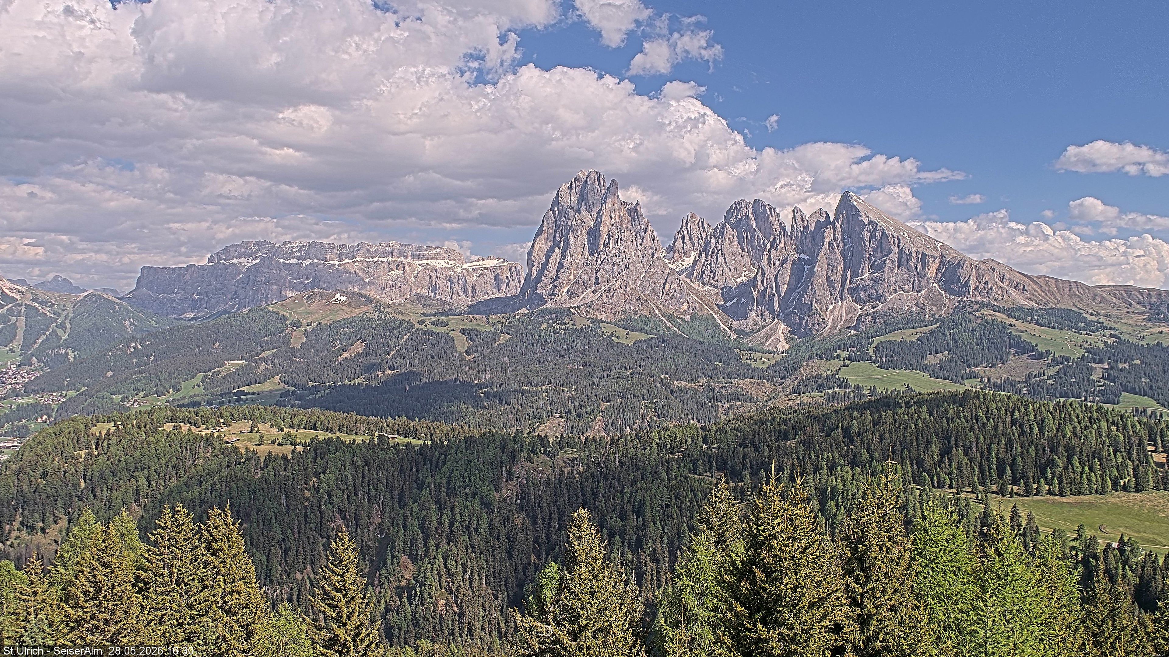Archiv Foto Webcam Ausblick Seiser Alm