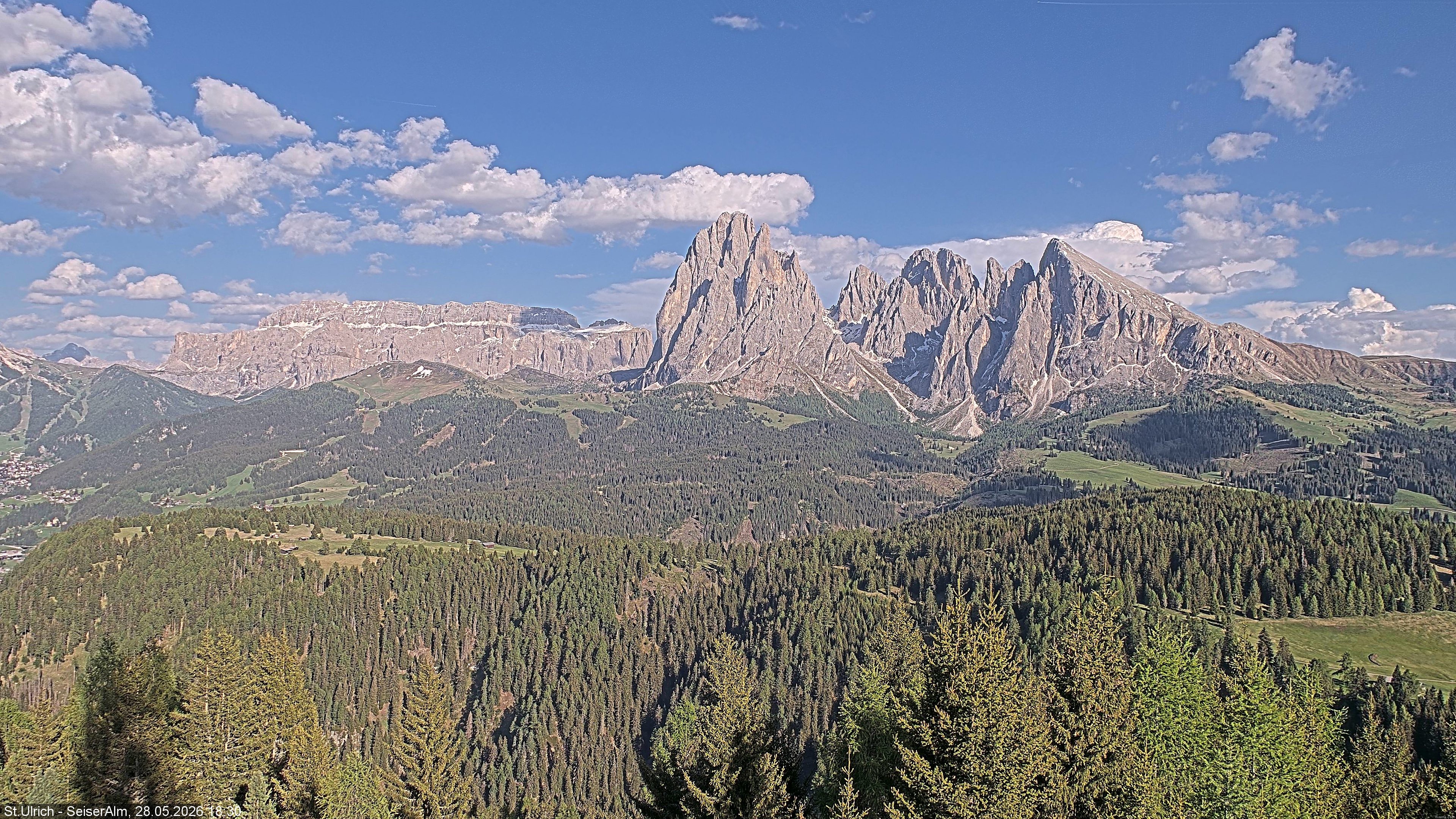 Archiv Foto Webcam Ausblick Seiser Alm