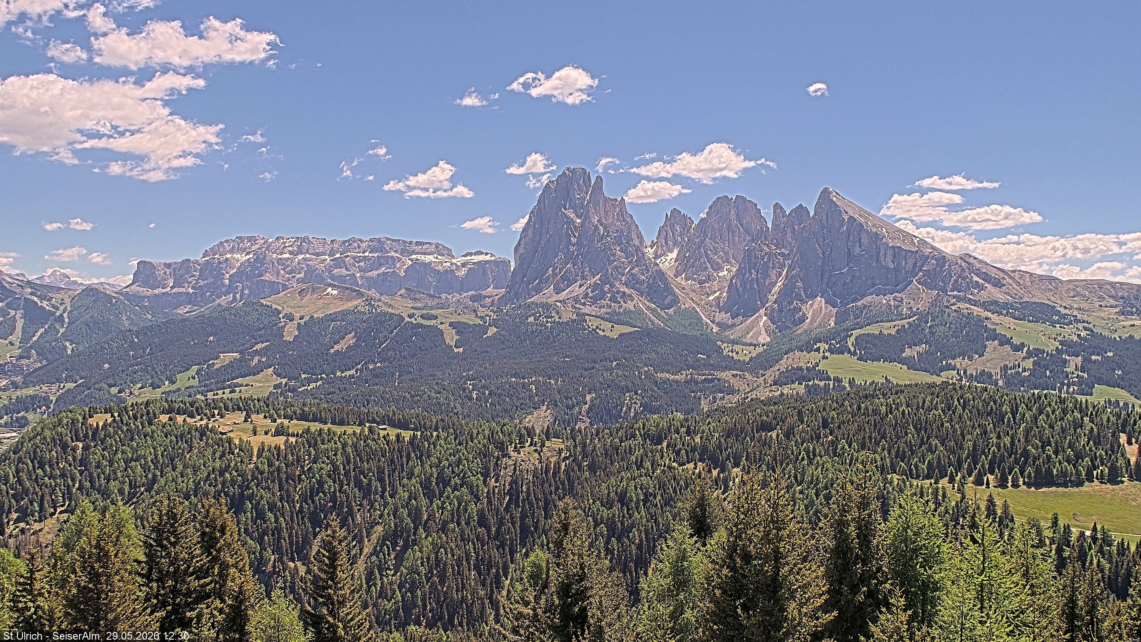 Archived image Webcam Vista Alpe di Siusi