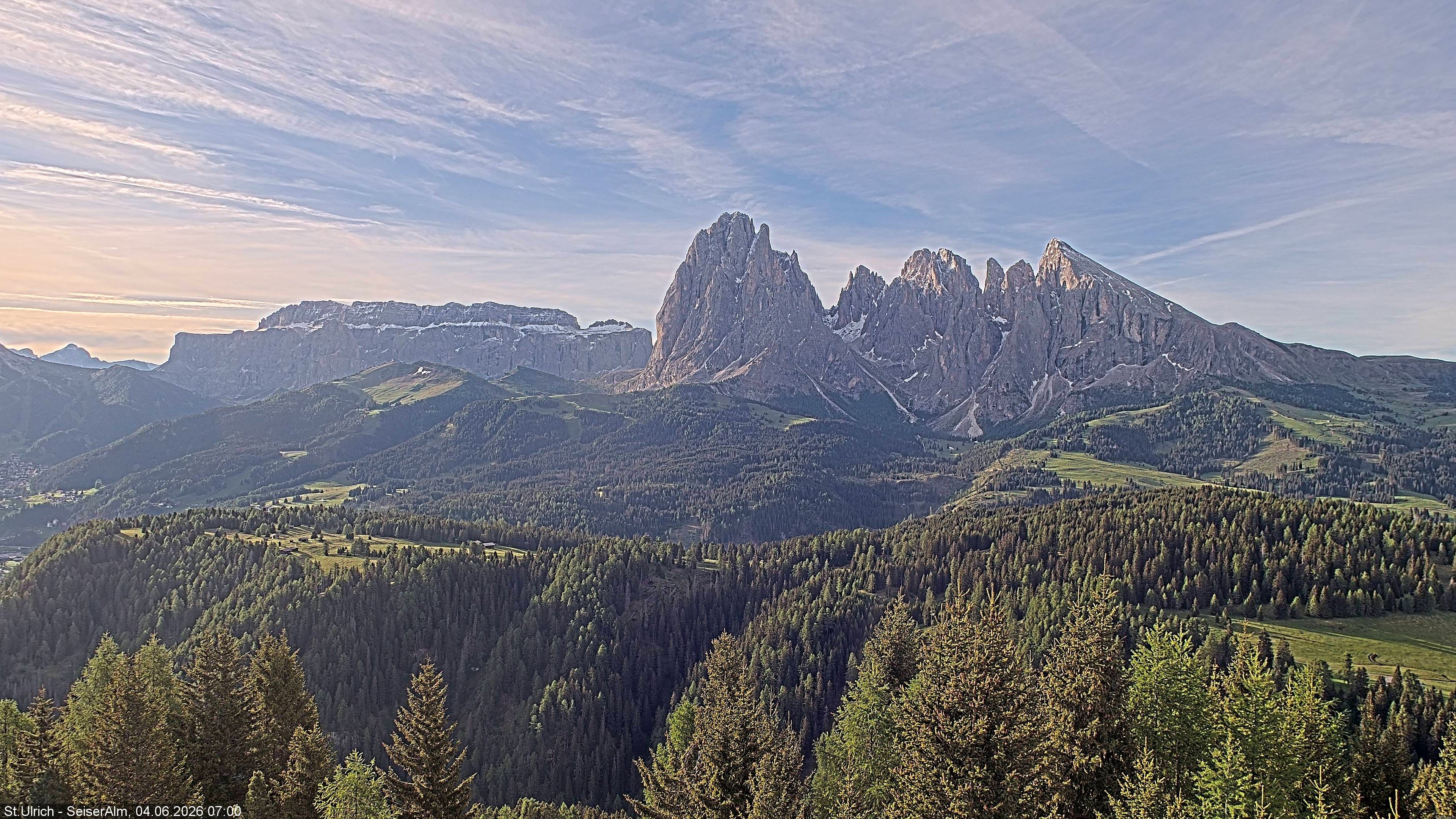 Archived image Webcam Vista Alpe di Siusi