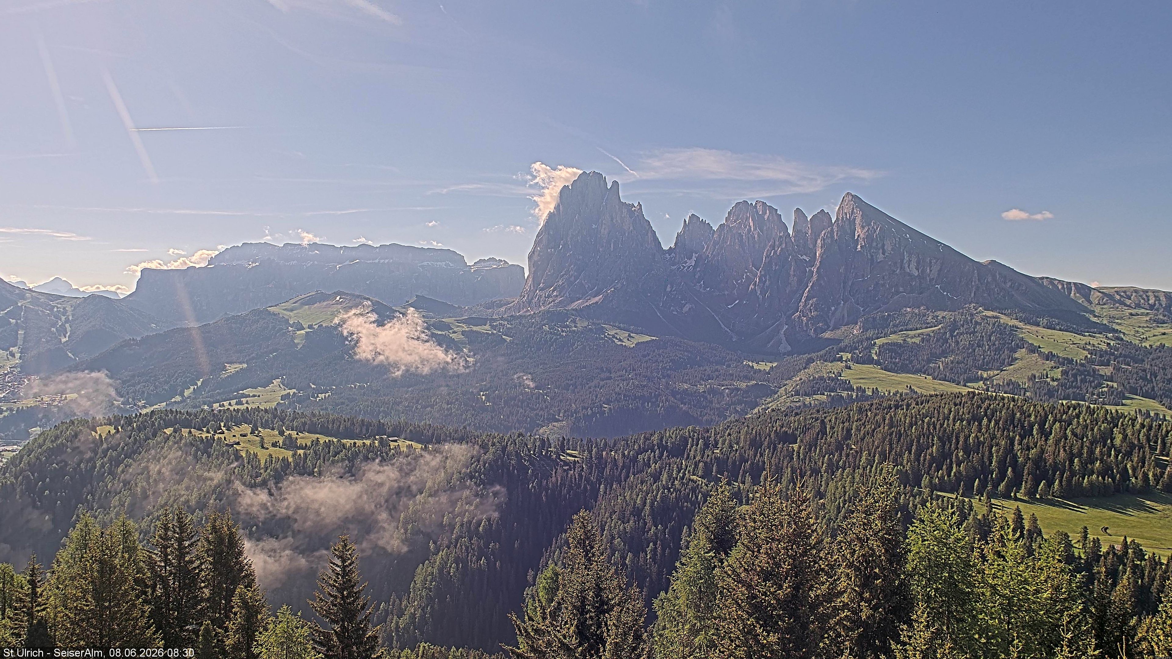 Archiv Foto Webcam Ausblick Seiser Alm