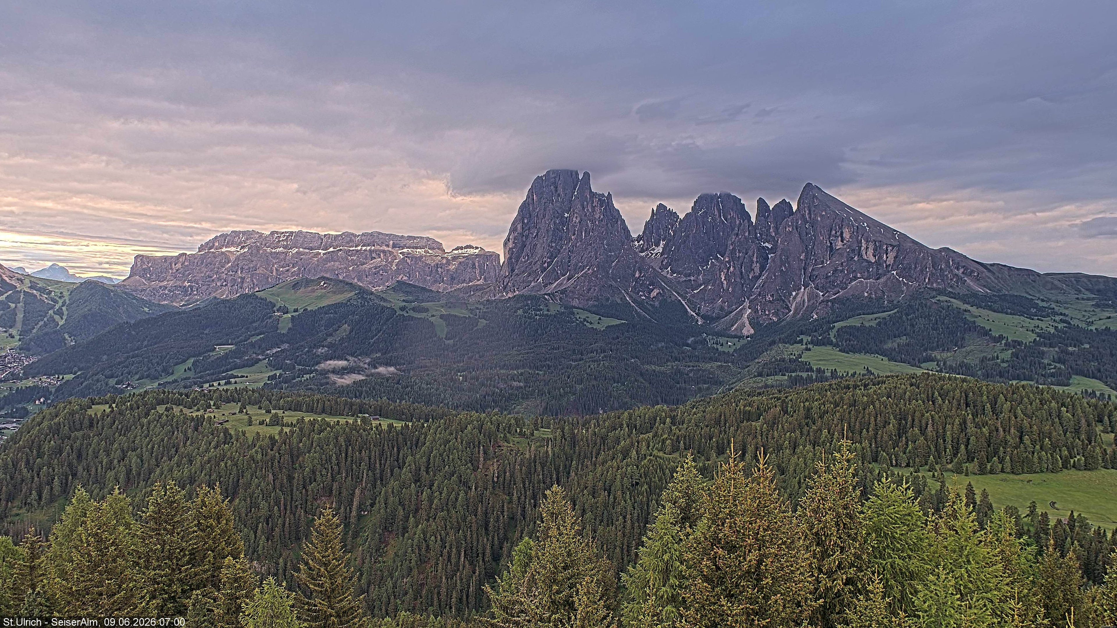 Archiv Foto Webcam Ausblick Seiser Alm