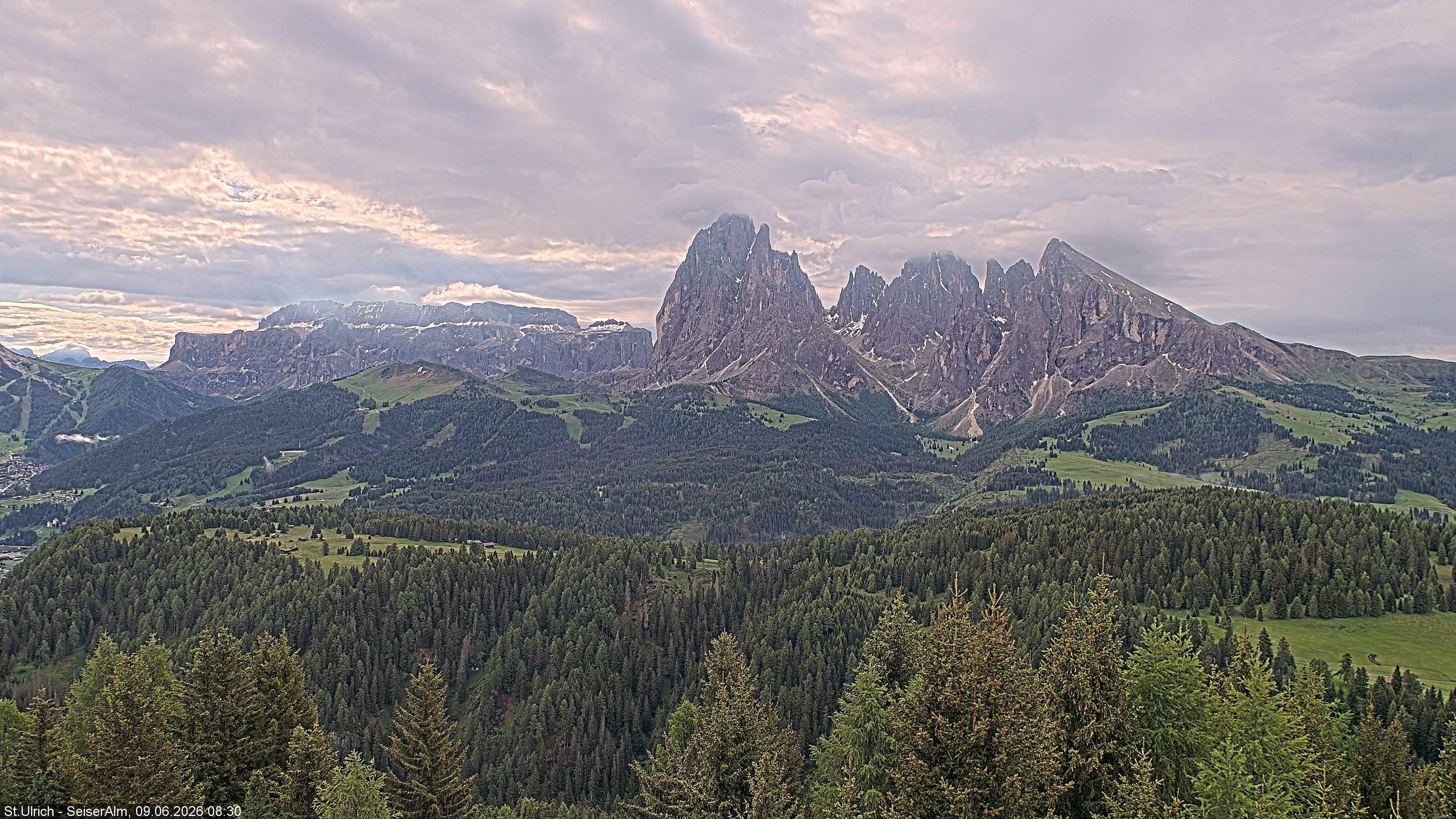 Archiv Foto Webcam Ausblick Seiser Alm