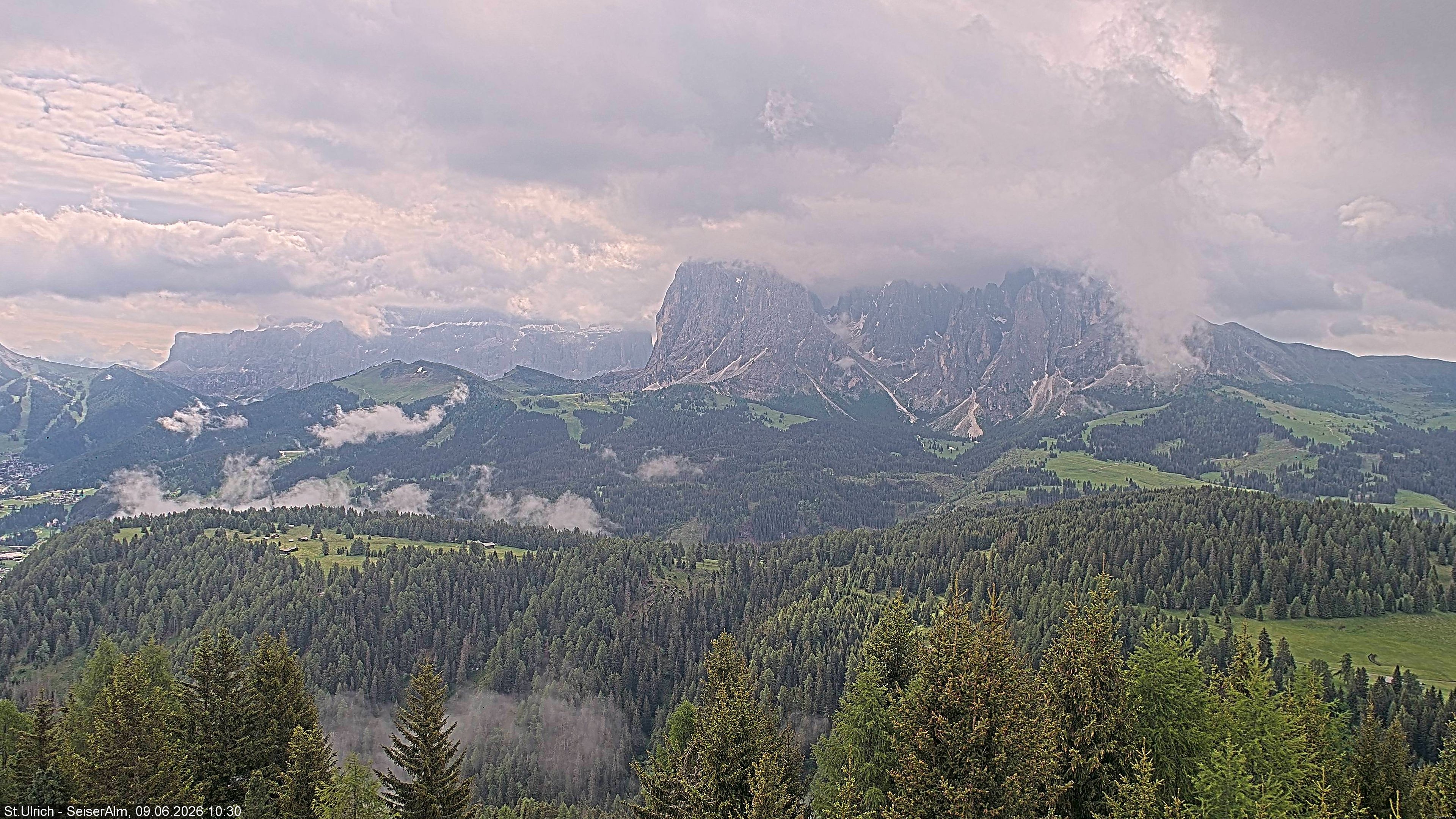 Archiv Foto Webcam Ausblick Seiser Alm