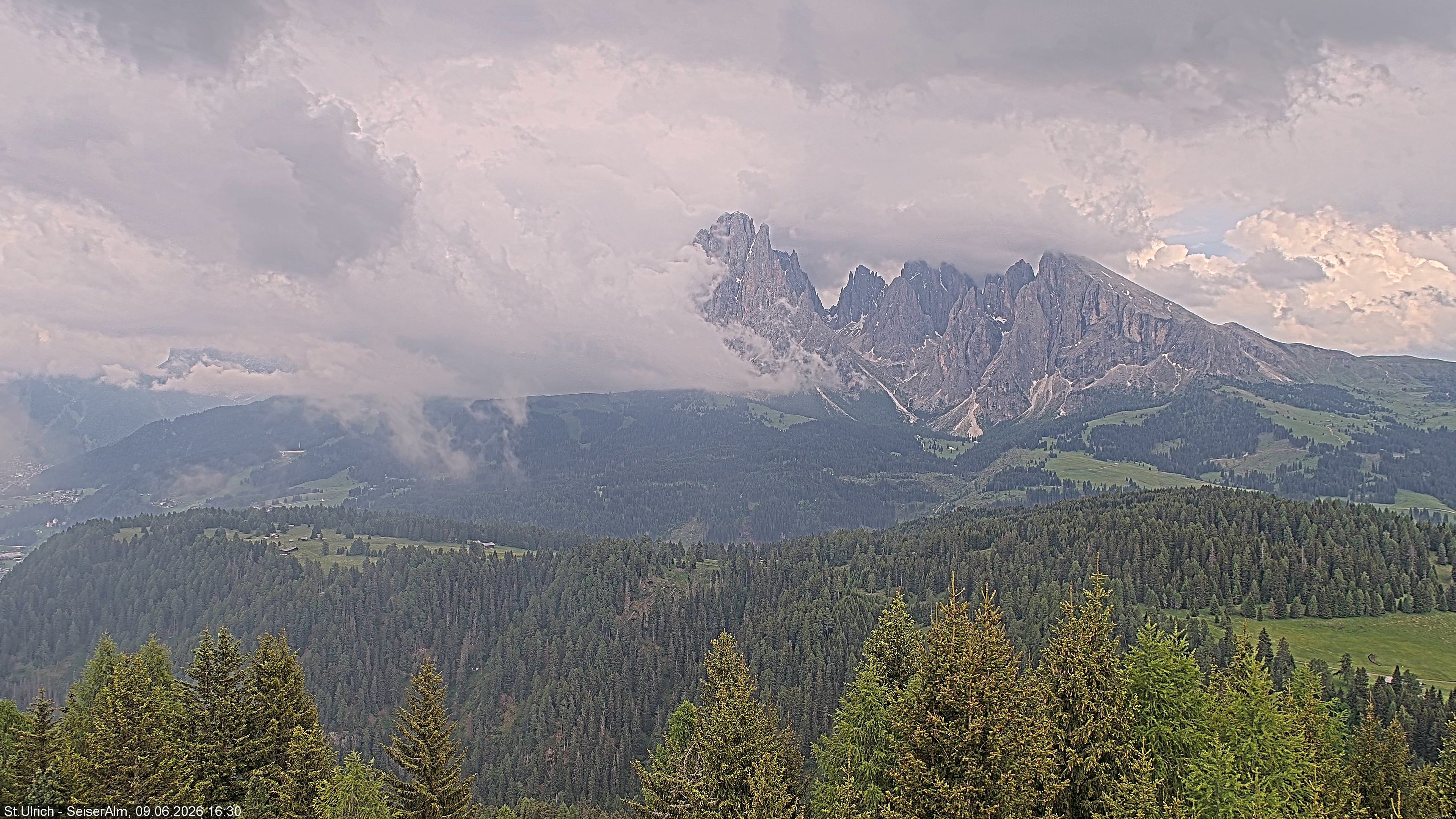 Archiv Foto Webcam Ausblick Seiser Alm